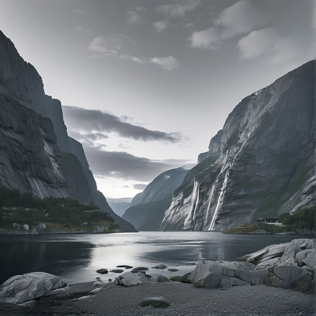 Majestic Fjord Landscape