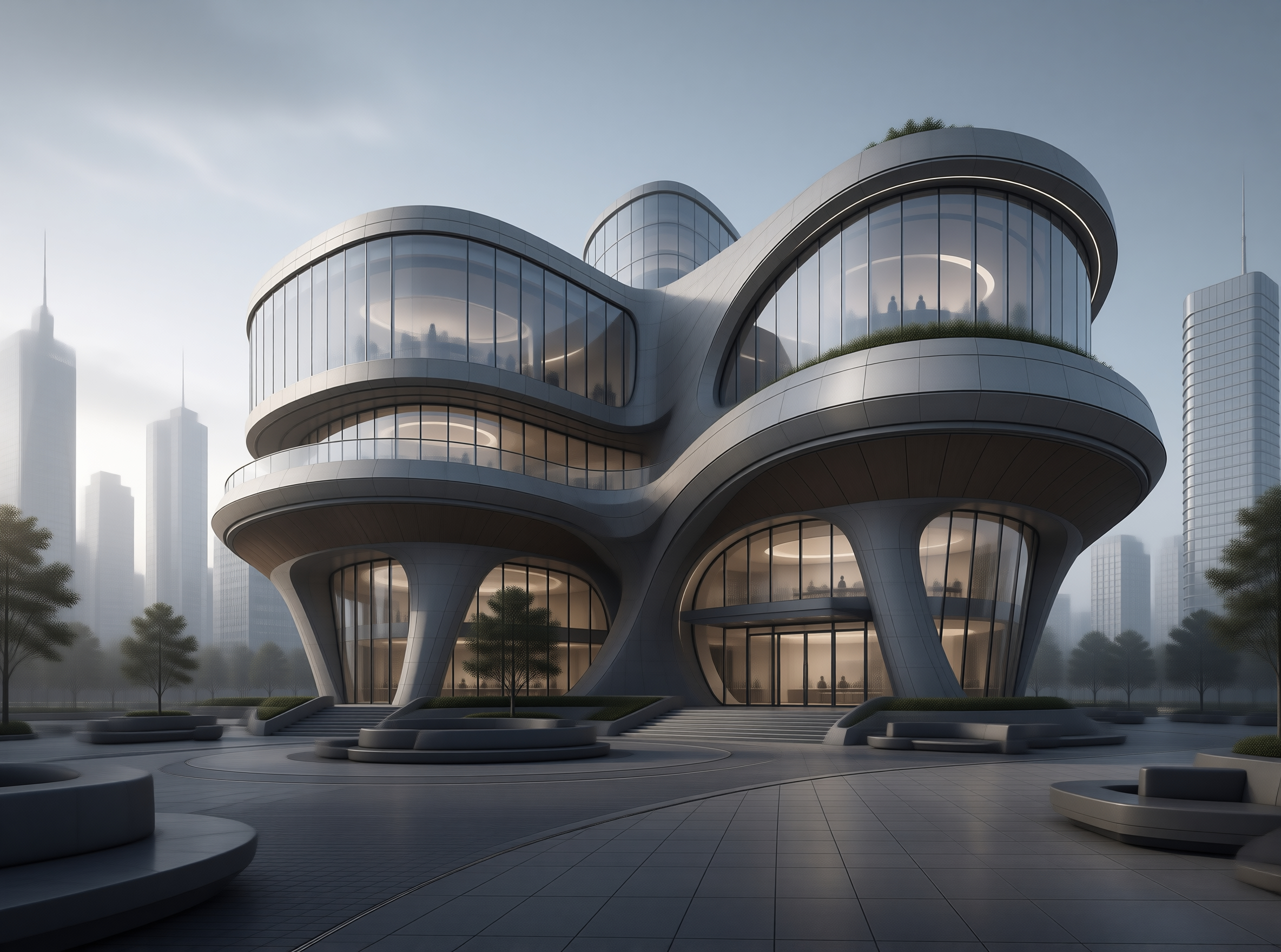Futuristic Modern Building