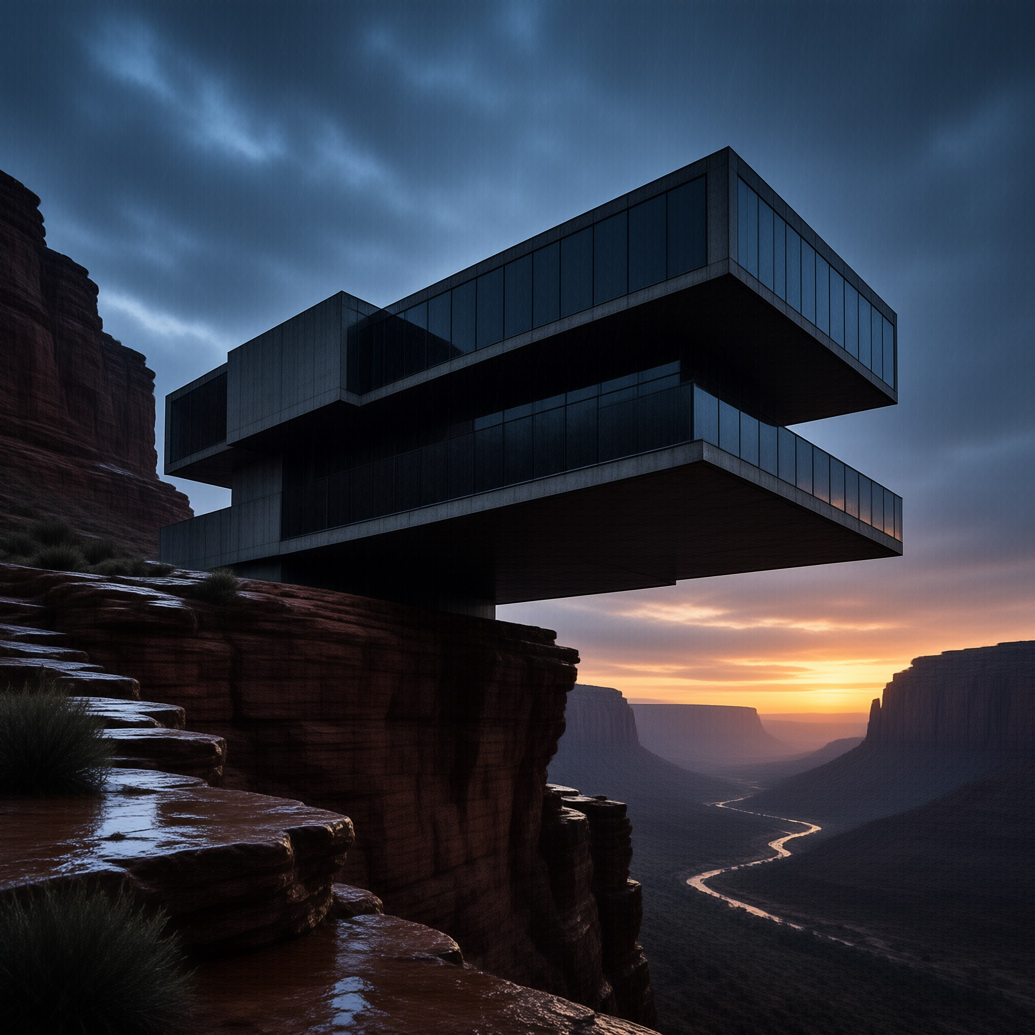 Modern Cliffside Residence