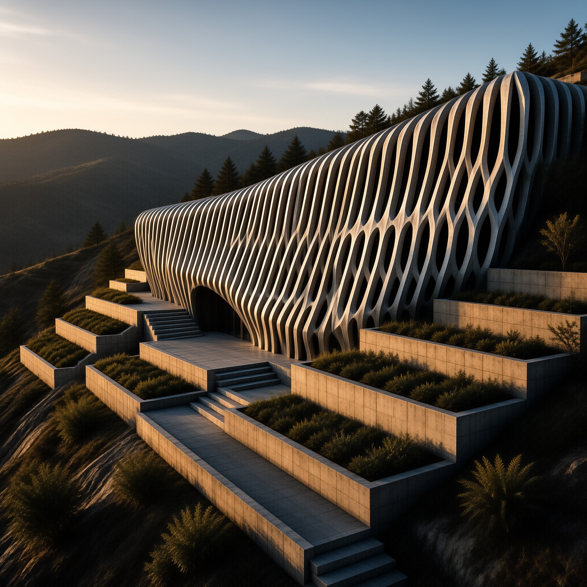 Modern Hillside Architecture