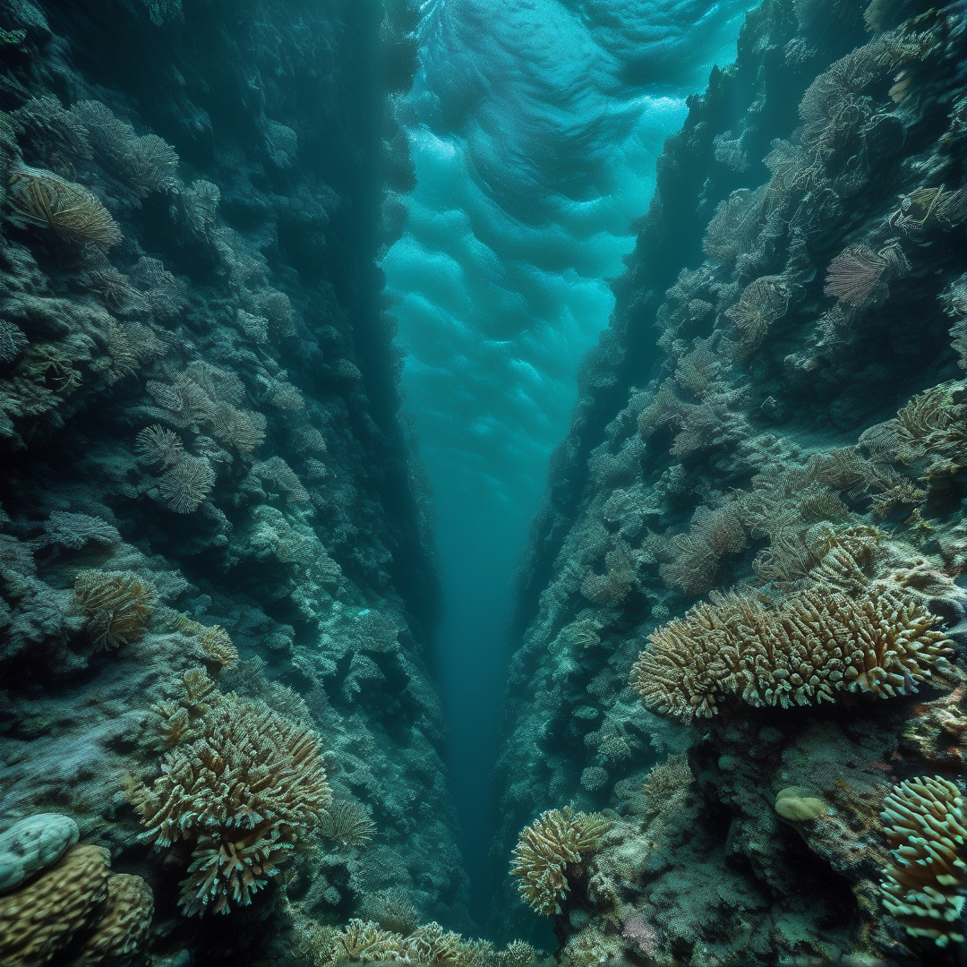Underwater Coral Trench