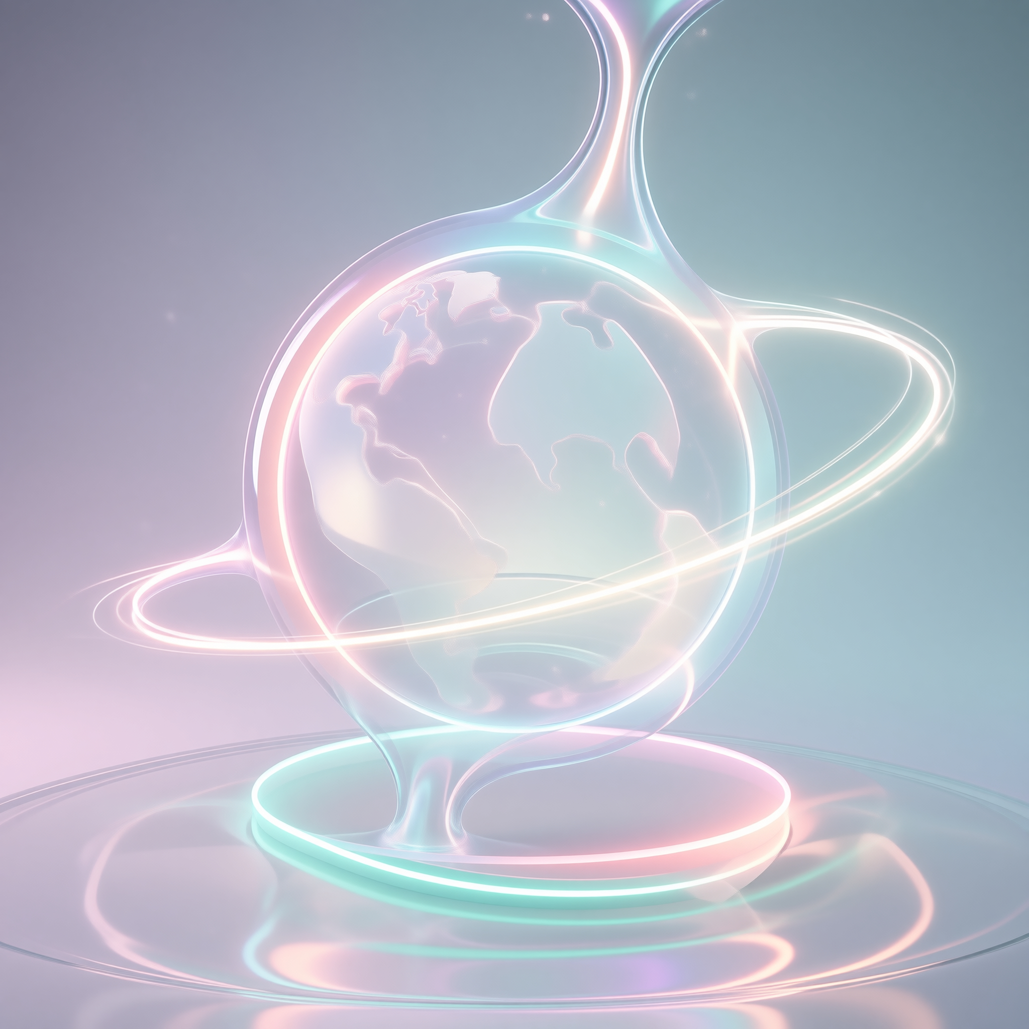 Holographic Earth Globe
