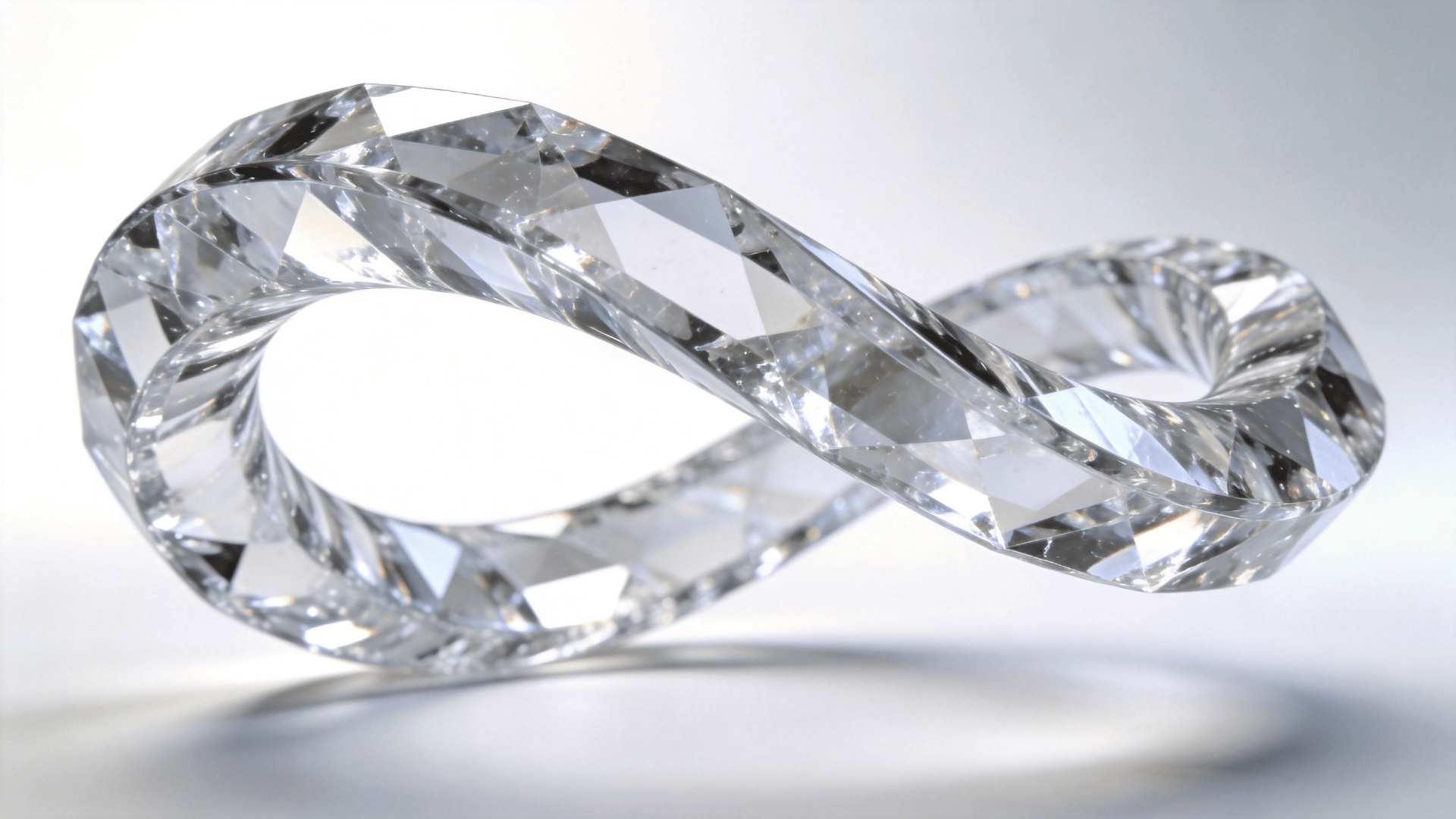 Minimalist, Crystal Mobius Strip