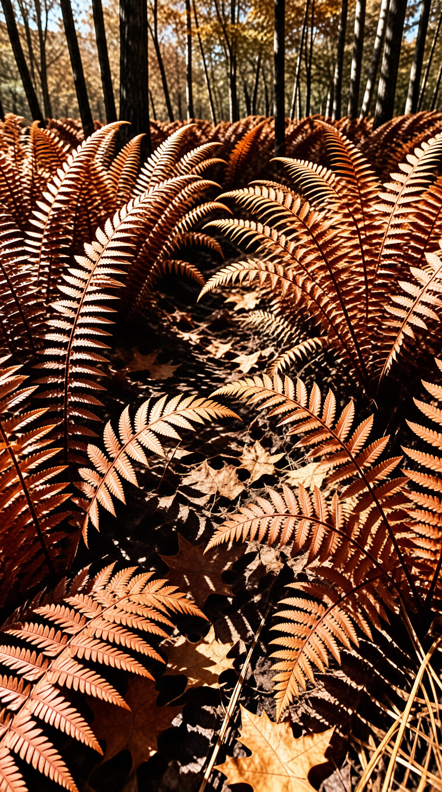 Autumn Forest Ferns
