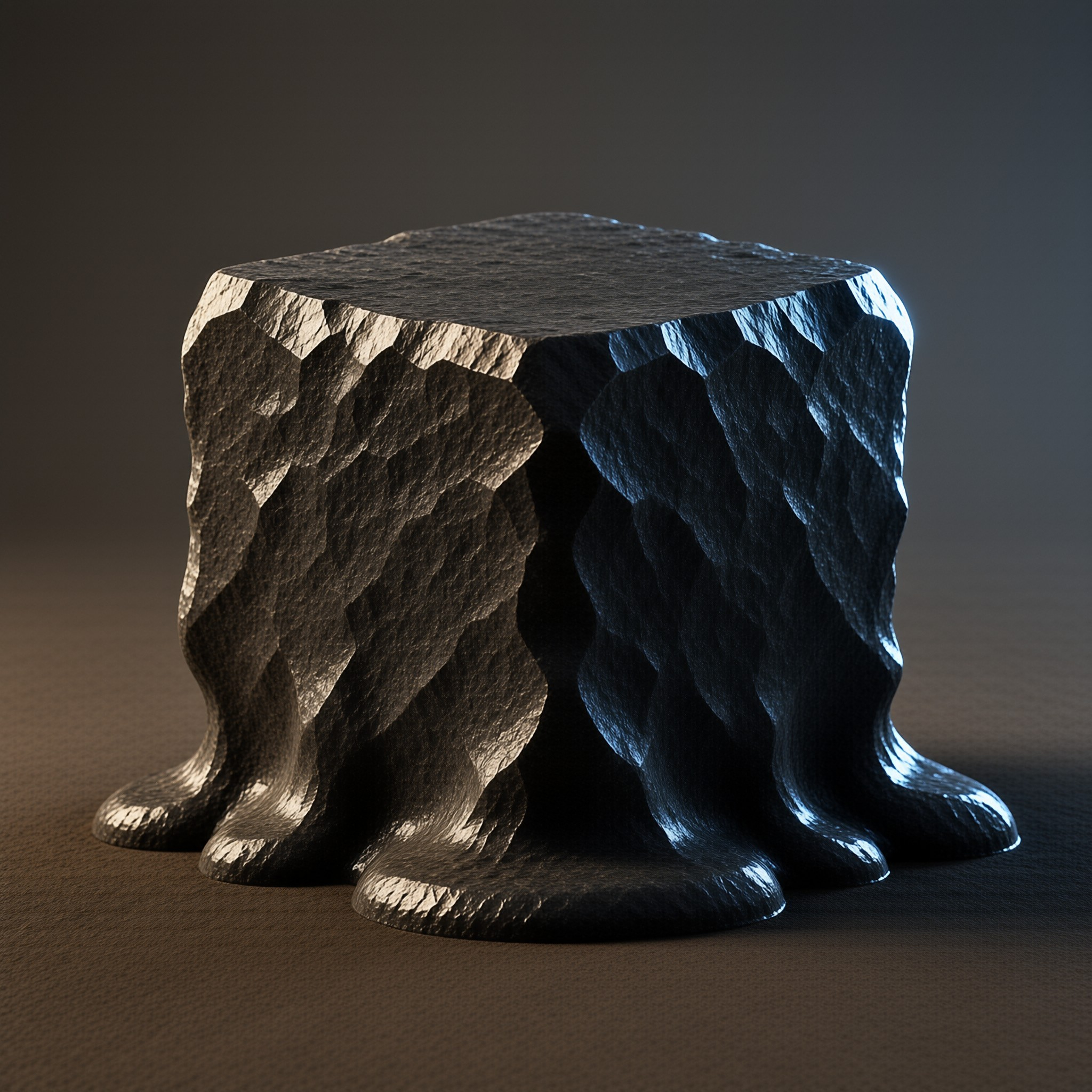 Melting Stone Table Sculpture