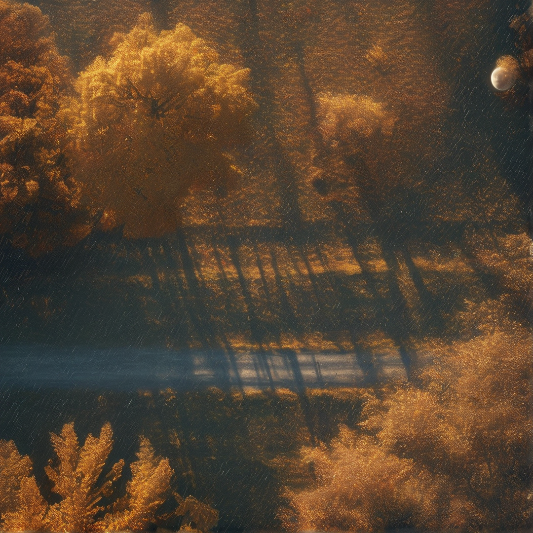 Golden Autumn Reflection