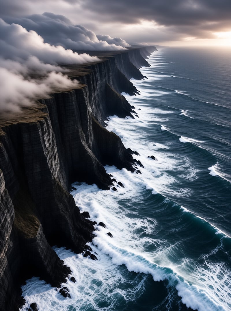 Dramatic Coastal Cliffs