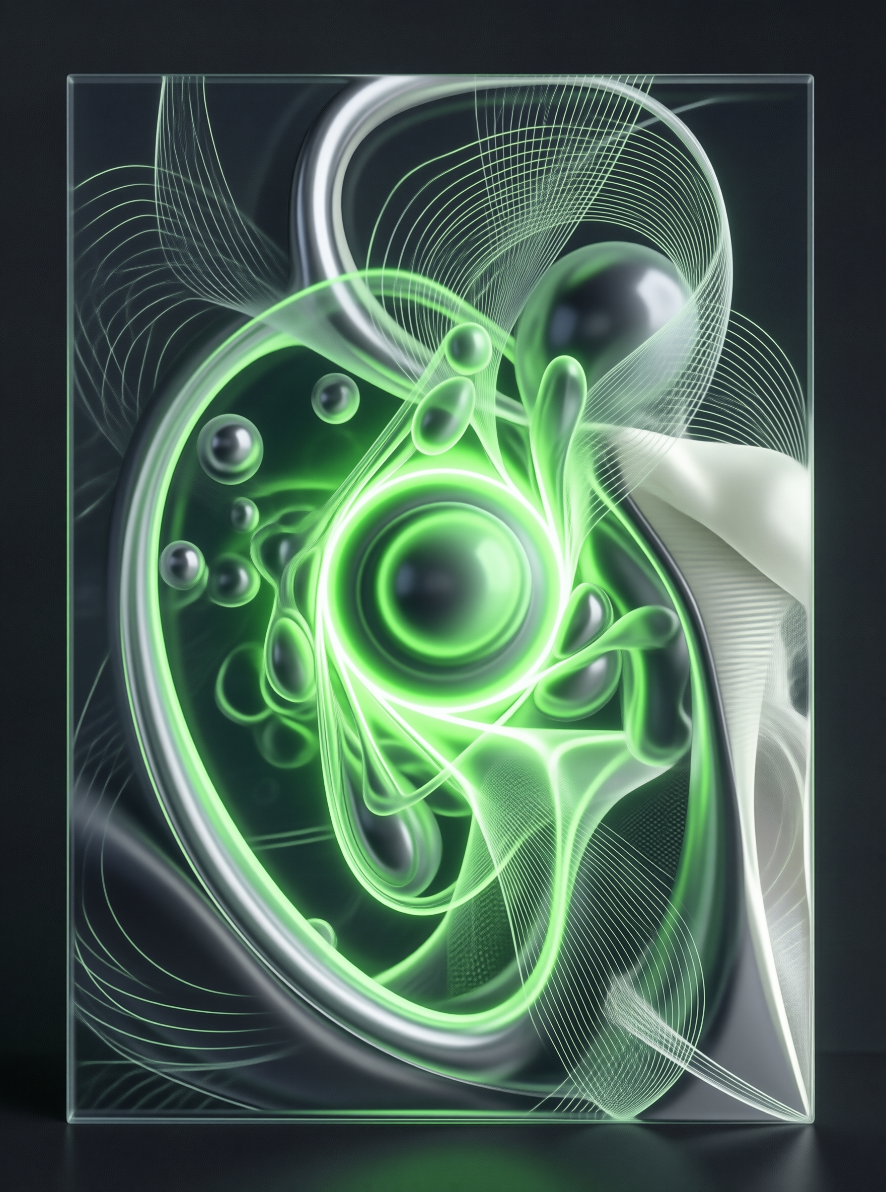 Abstract Green Glow