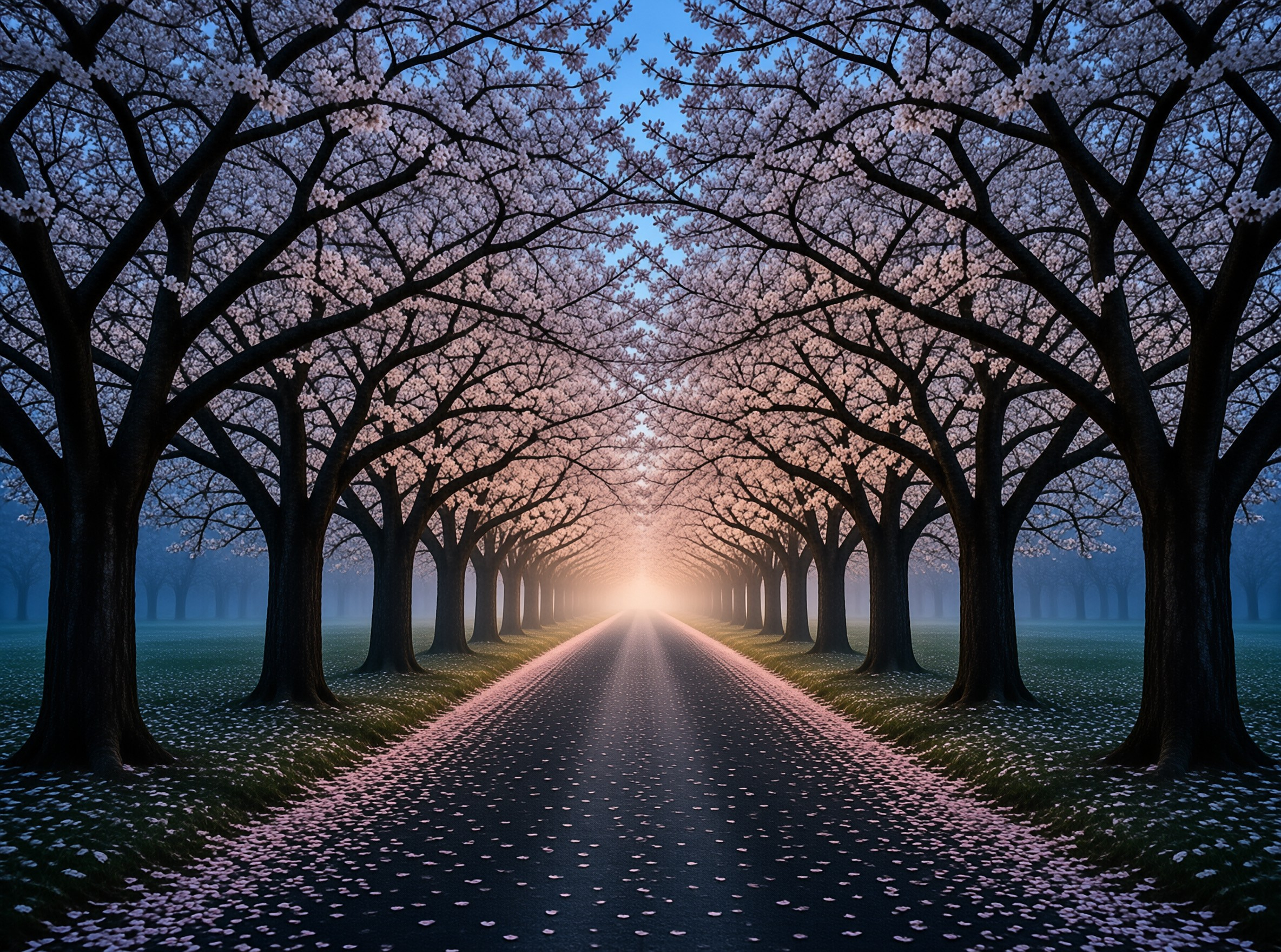 Cherry Blossom Pathway