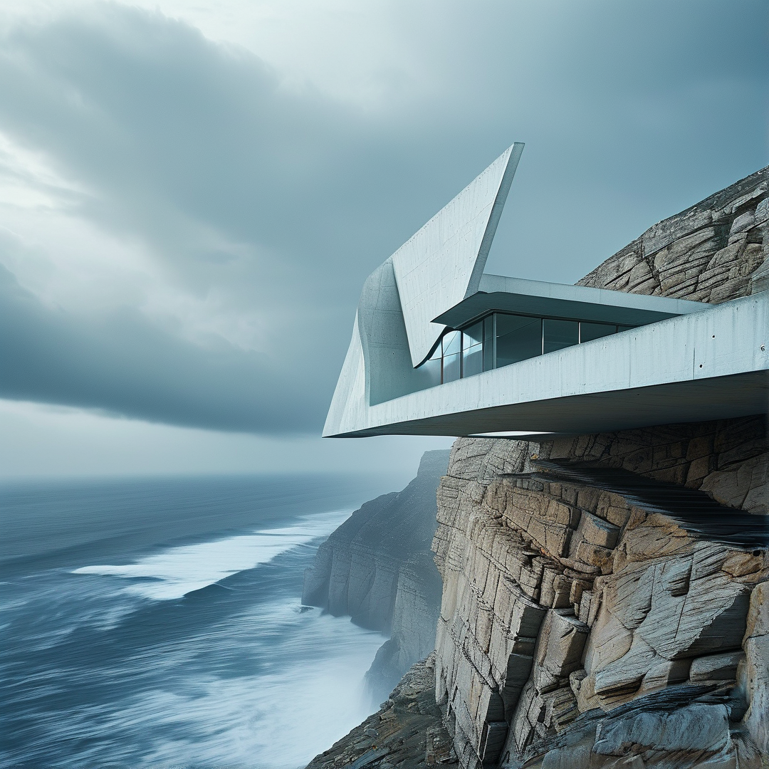 Cliffside Modern Building