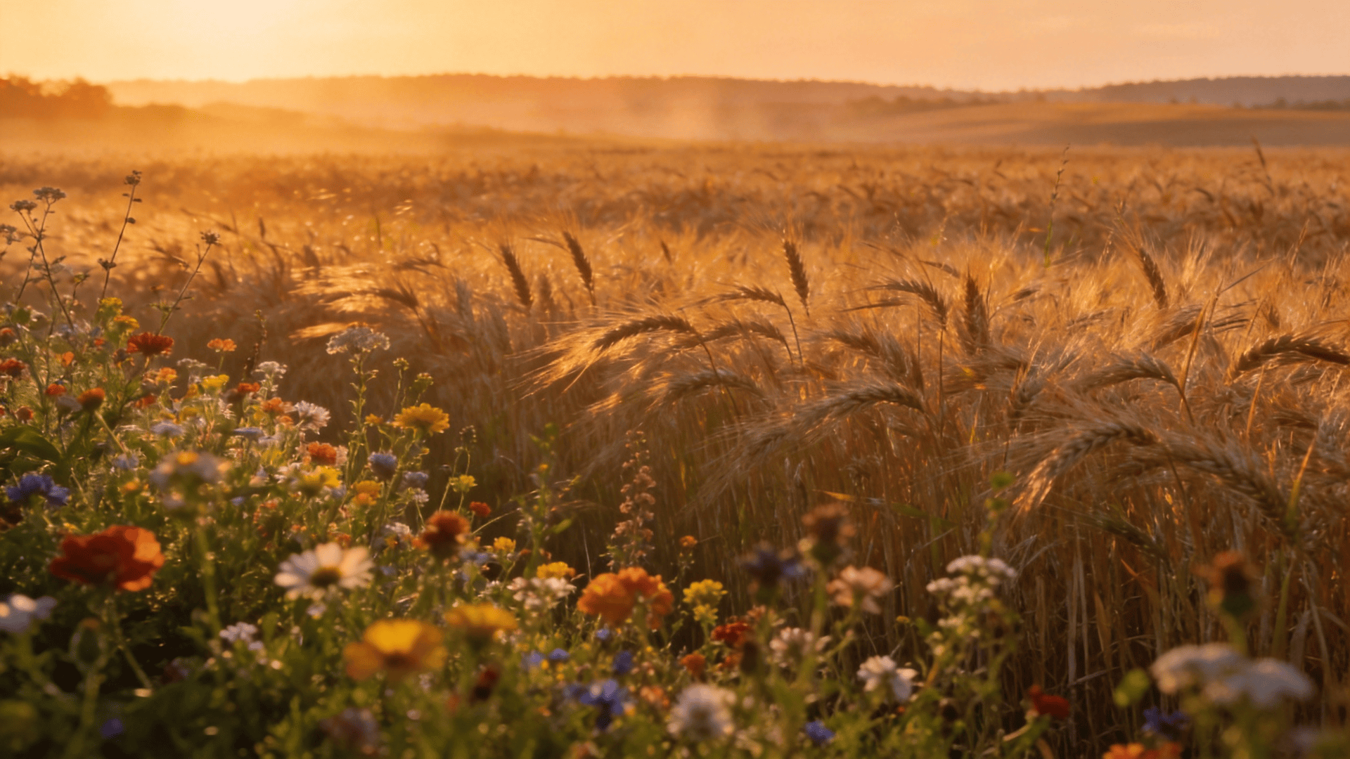 Peaceful Rural Summer Landscape