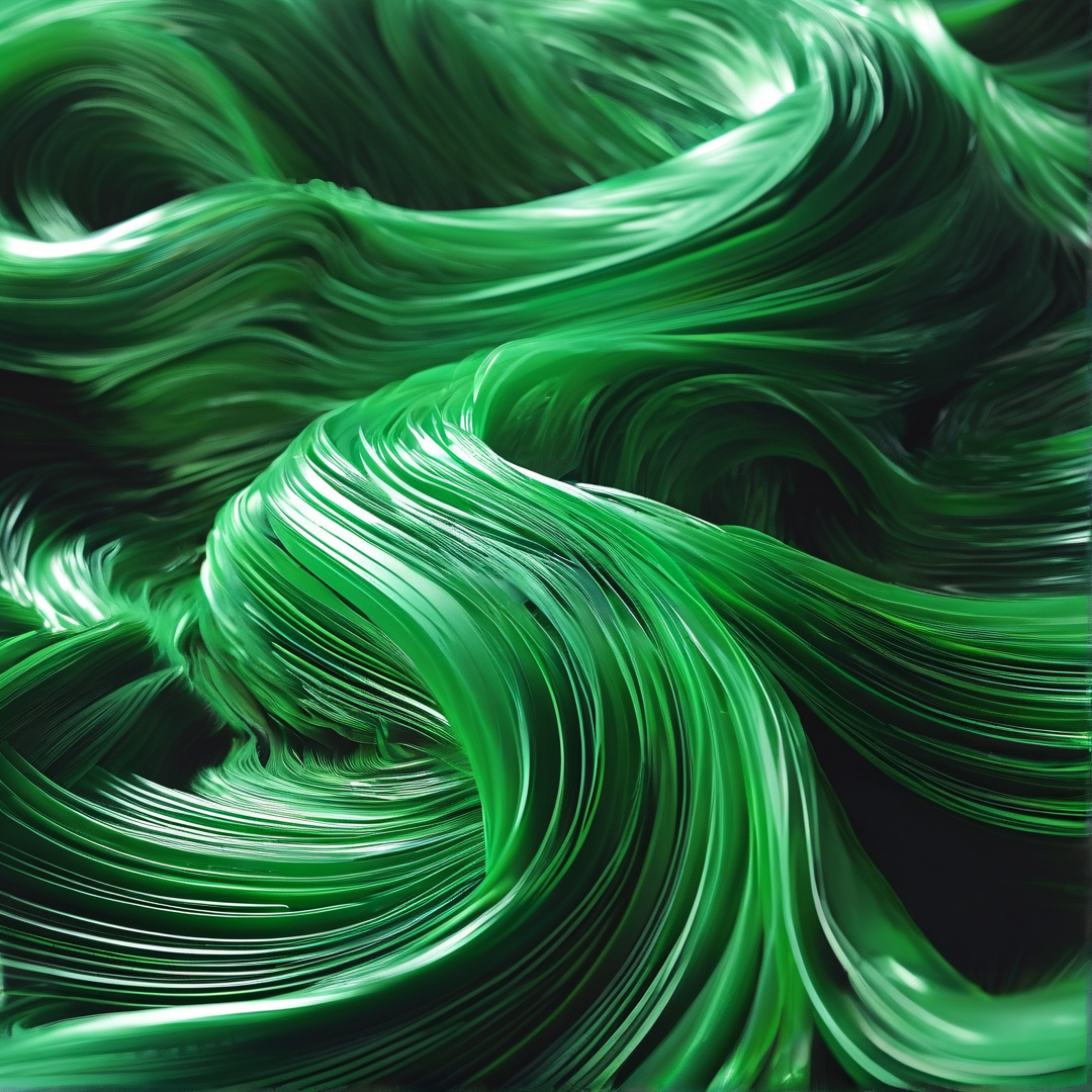 Green Liquid Swirl