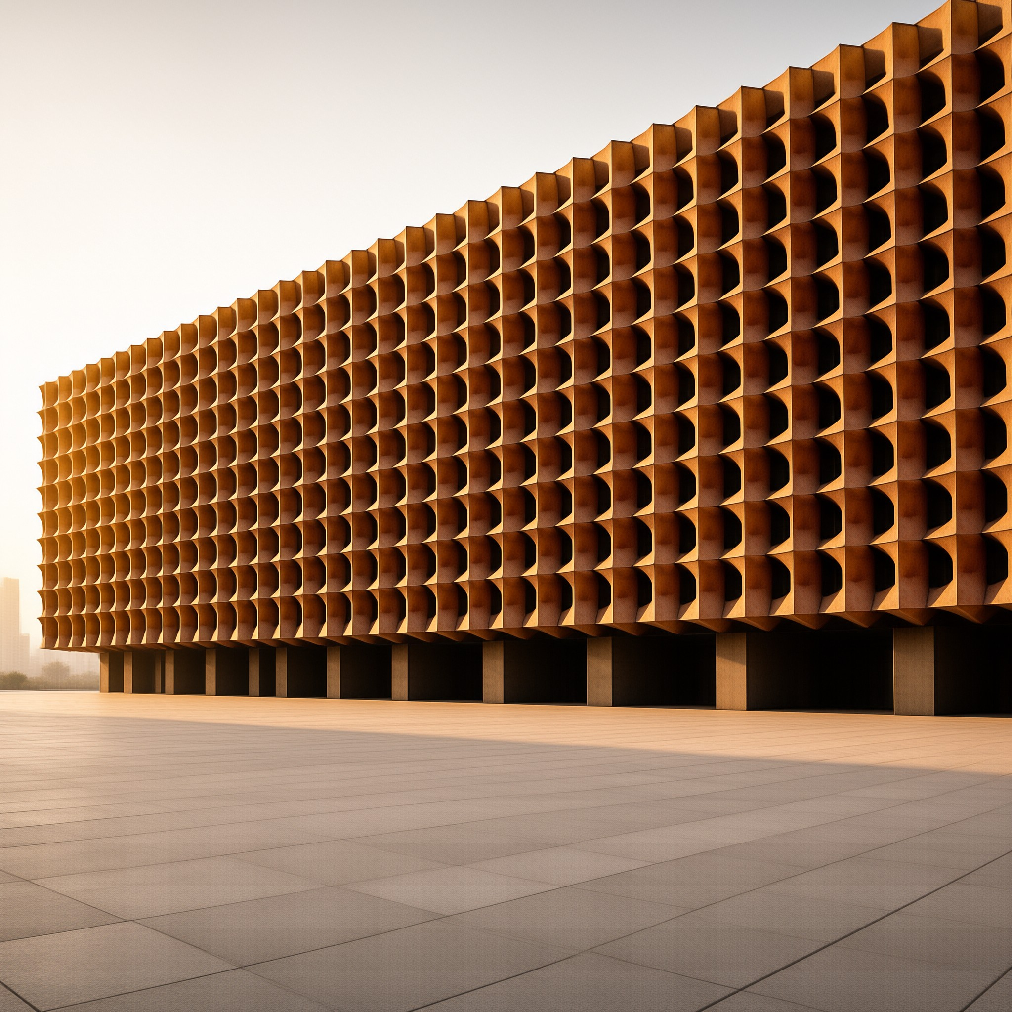 Modern Geometric Facade