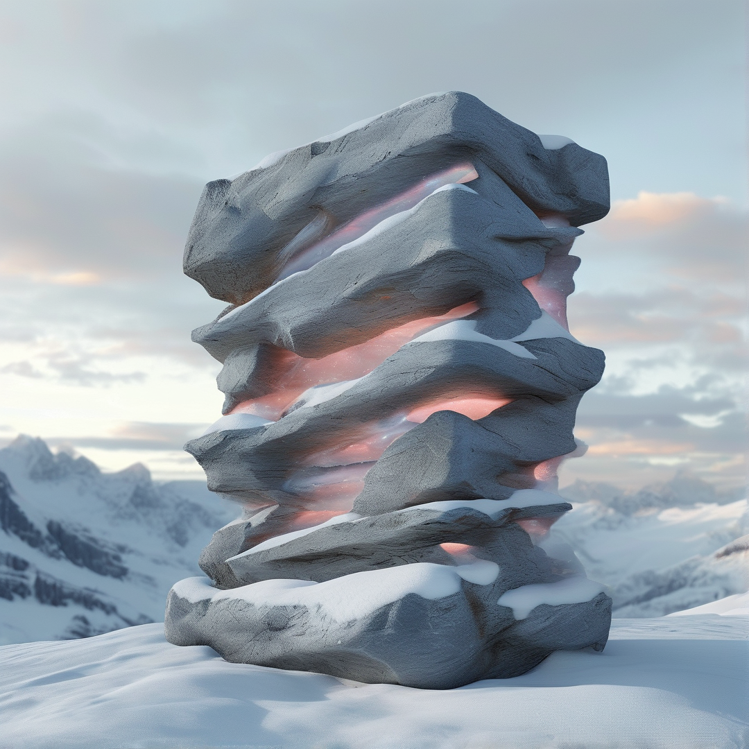 Glowing Stone Stack