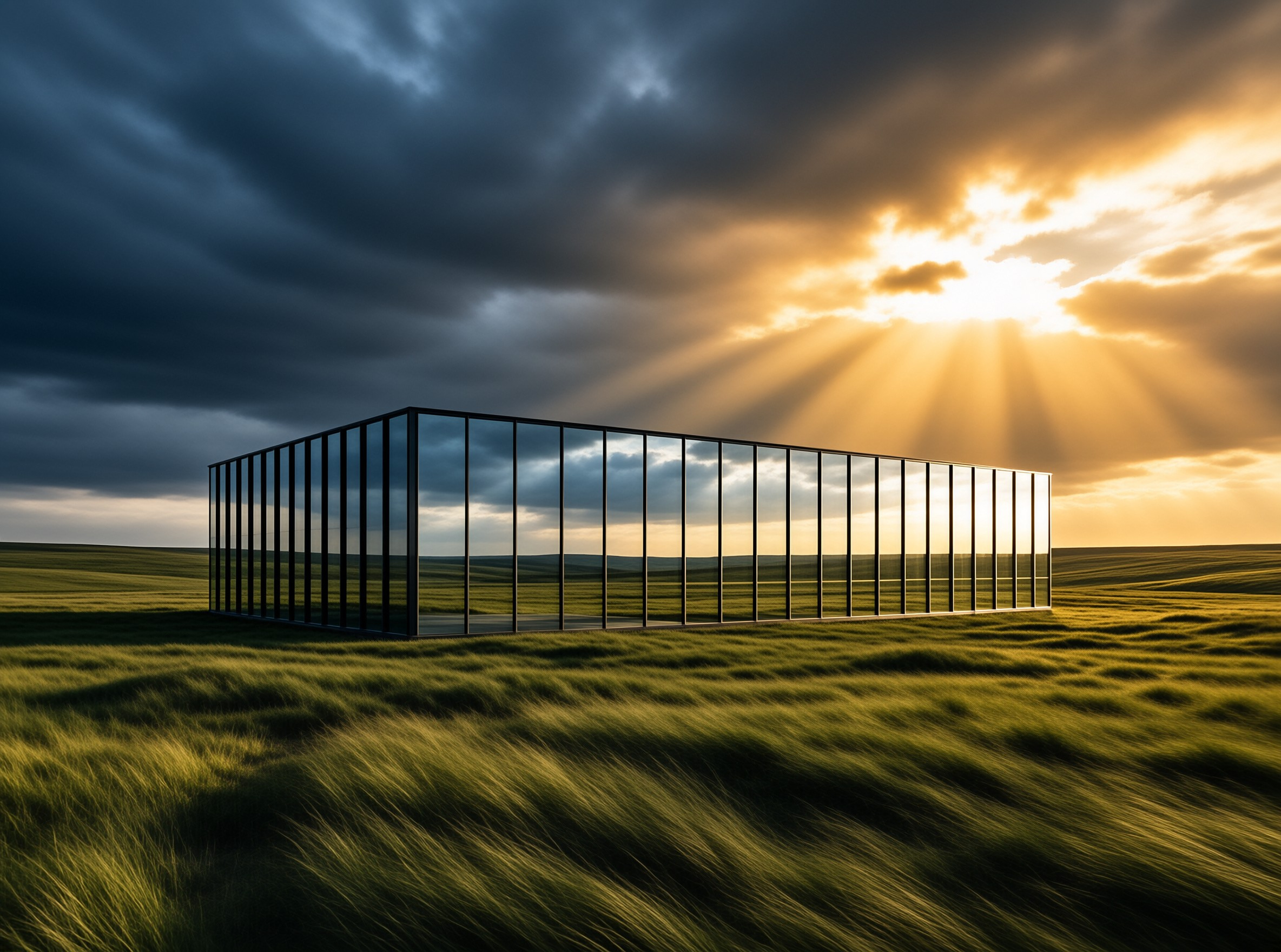 Glass Structure in Open Field