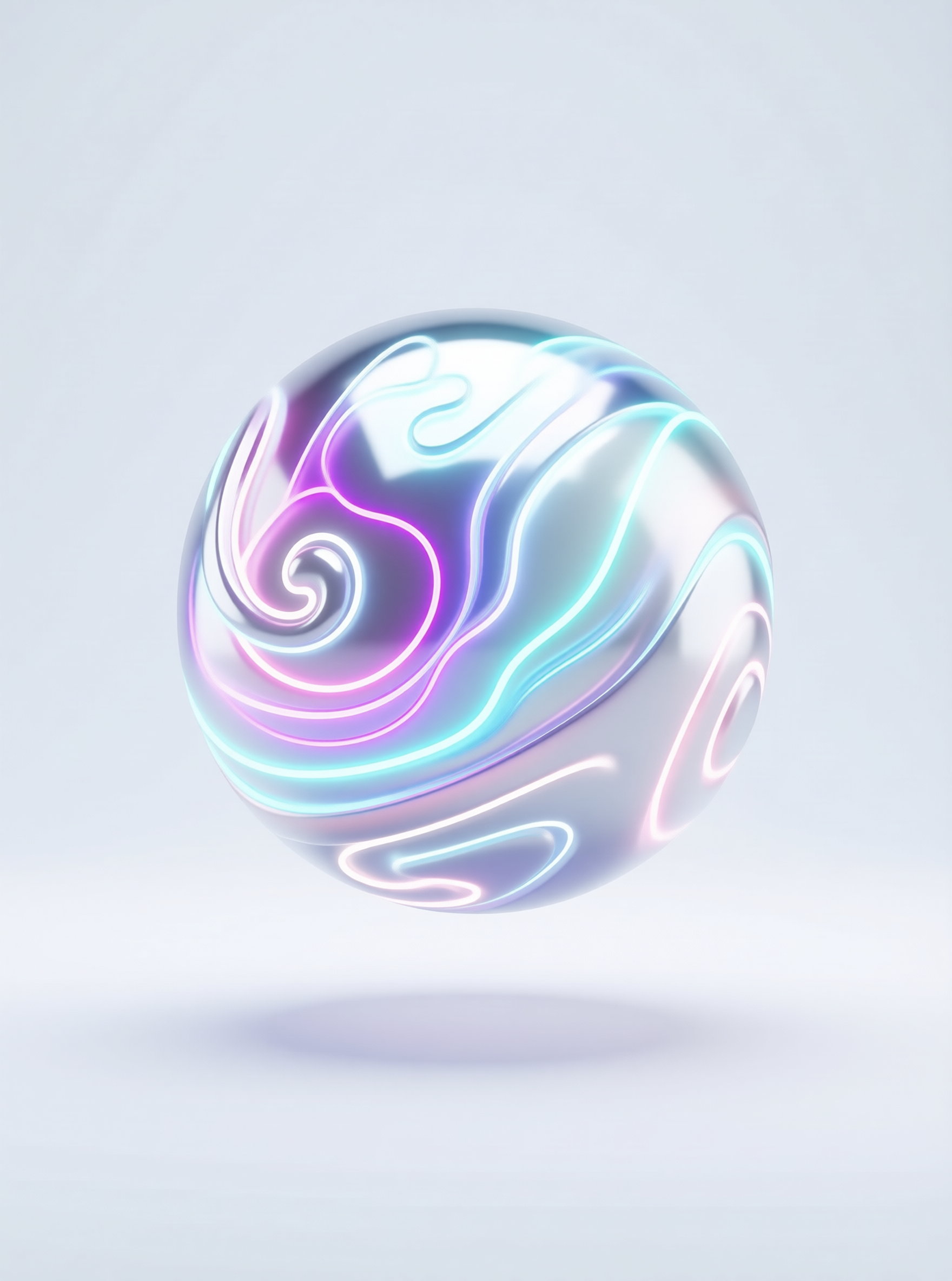 Glowing Swirl Orb