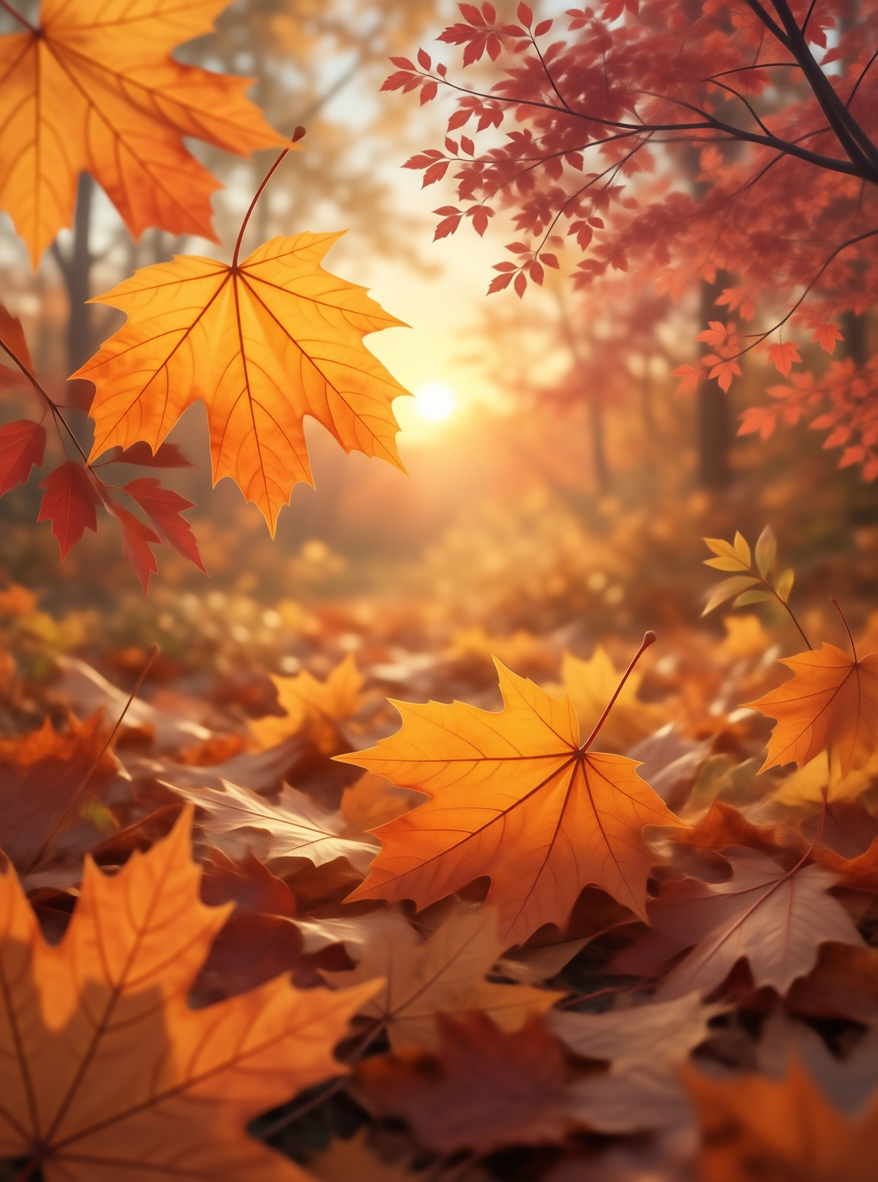 Golden Autumn Leaves