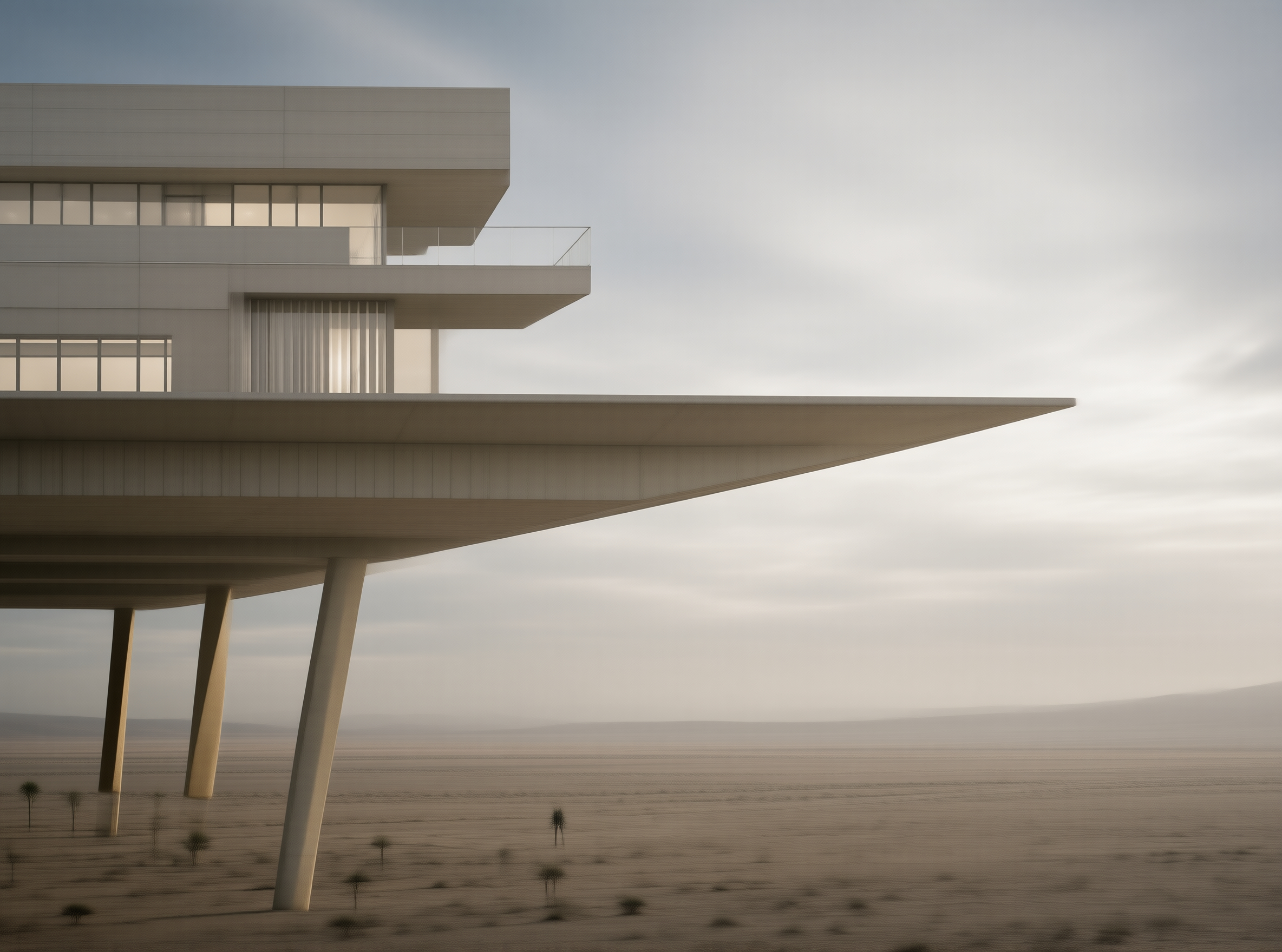 Desert Cantilever House