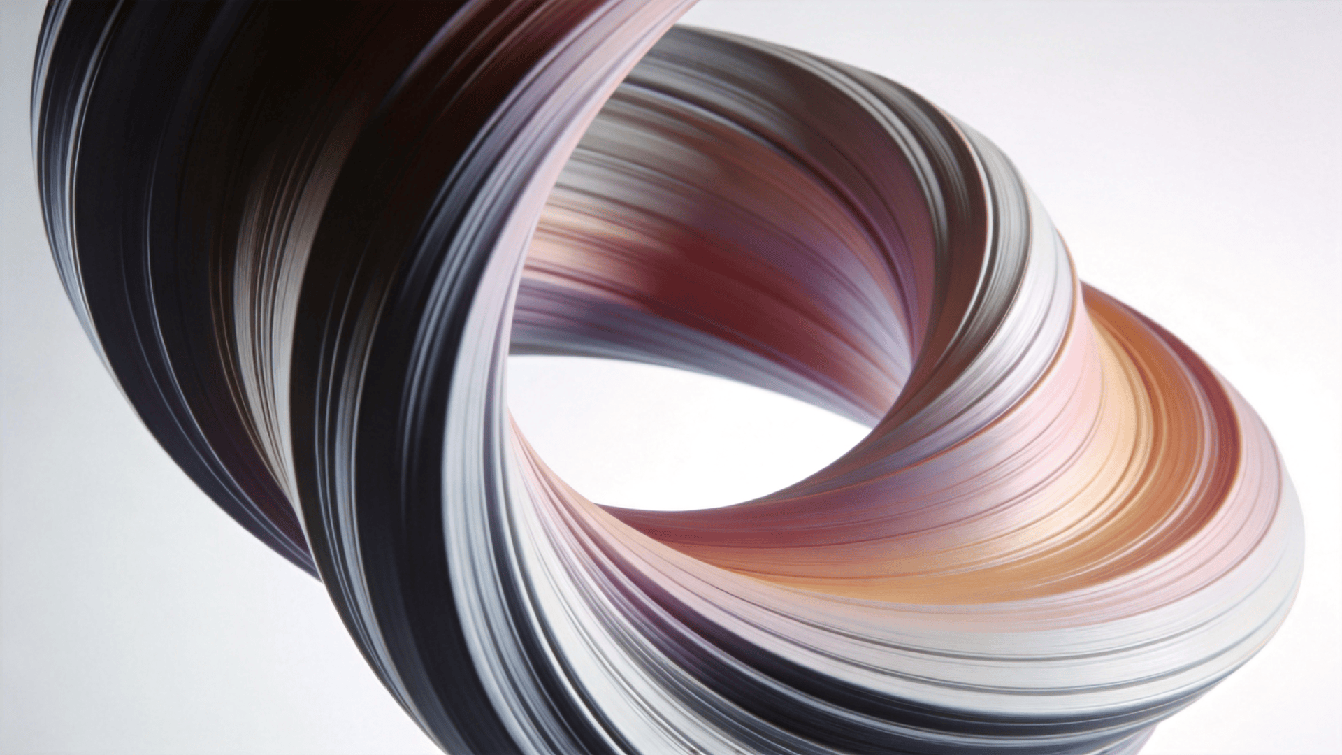Elegant, Bold Mobius Strip