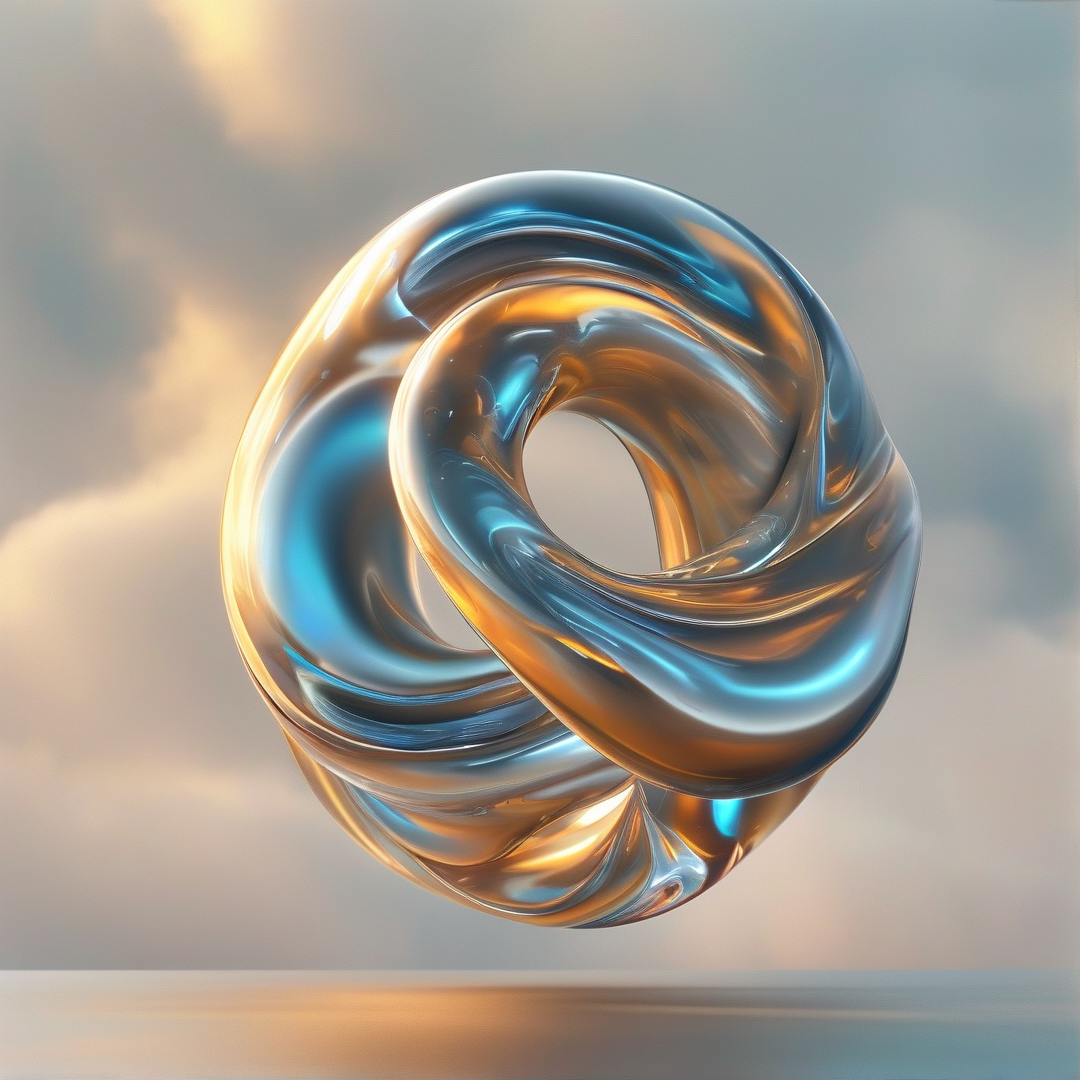 Abstract Metal Knot