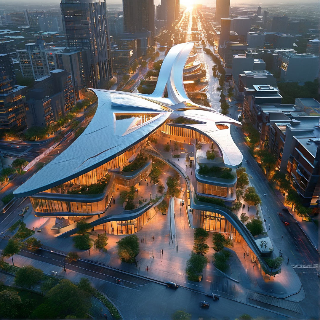Futuristic City Building