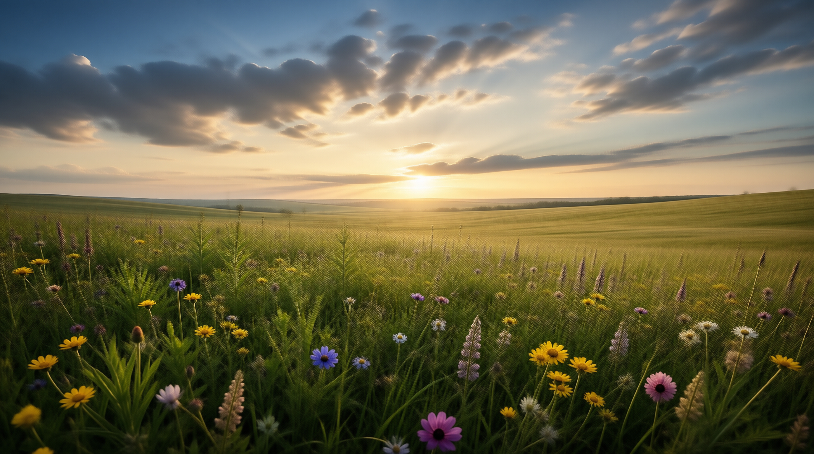 Sunrise Wildflower Meadow