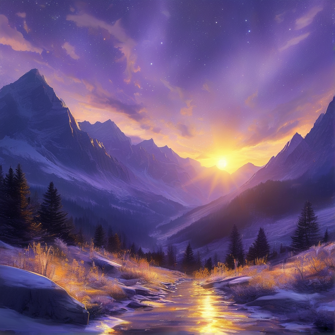 Magical Alpine Sunrise