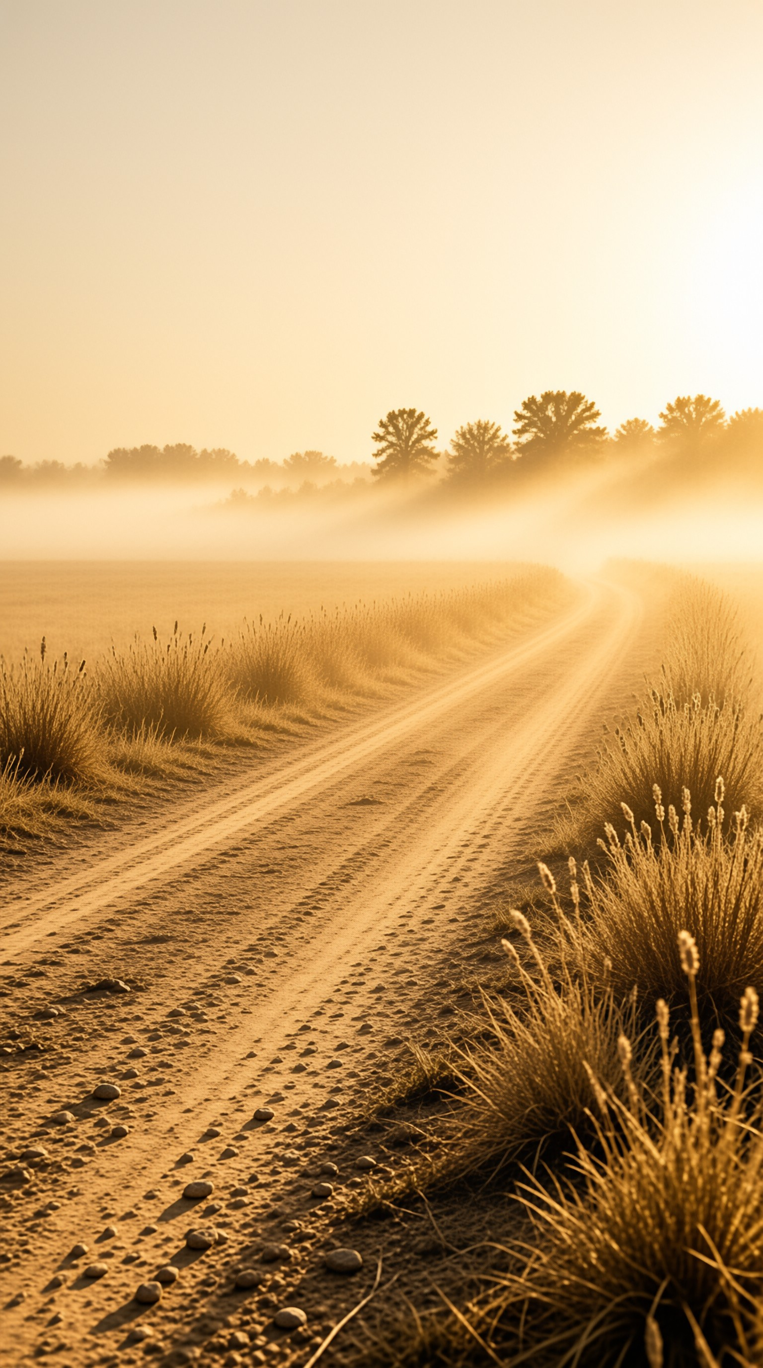 Golden Misty Road