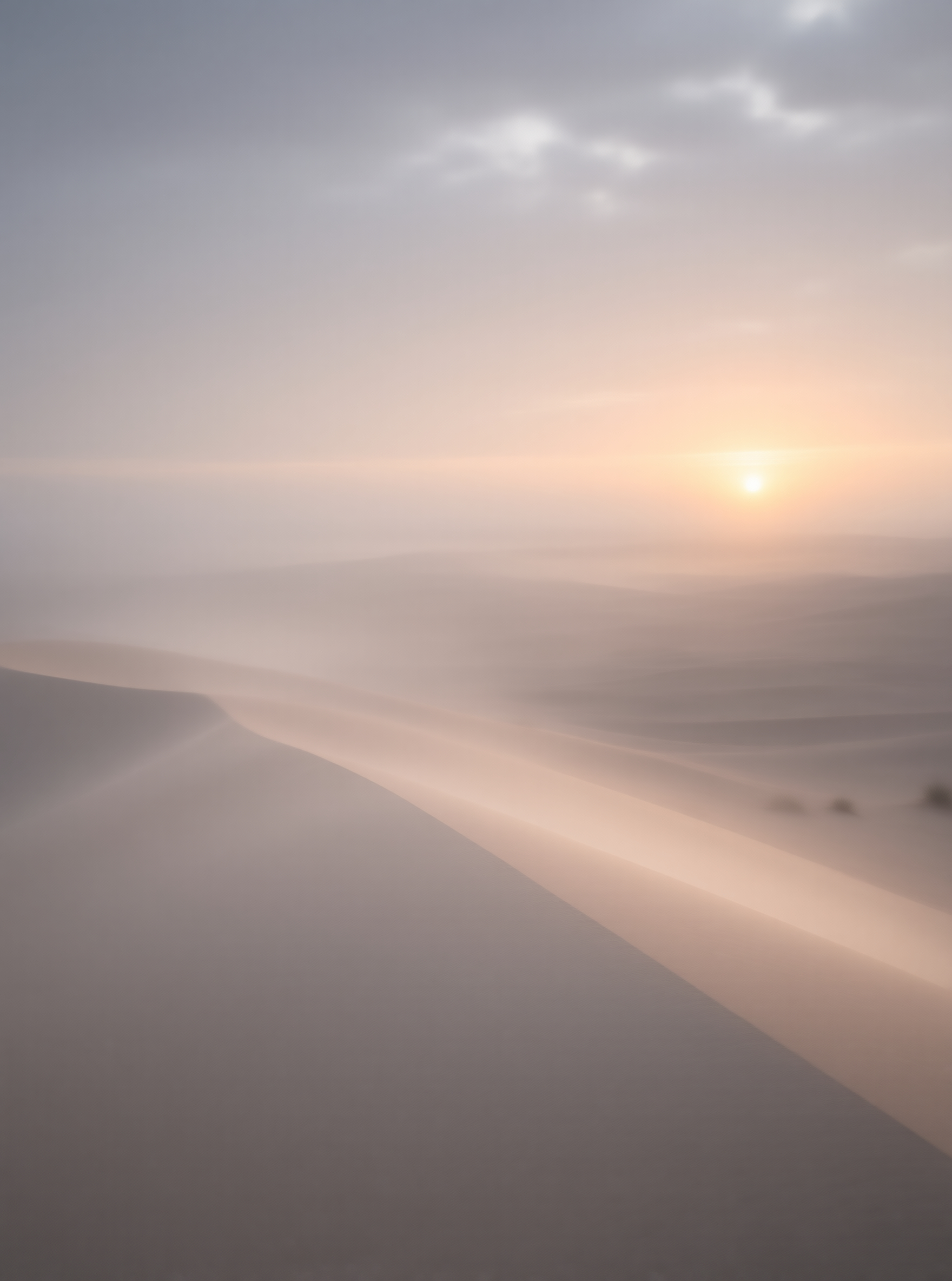 Hazy Desert Dunes