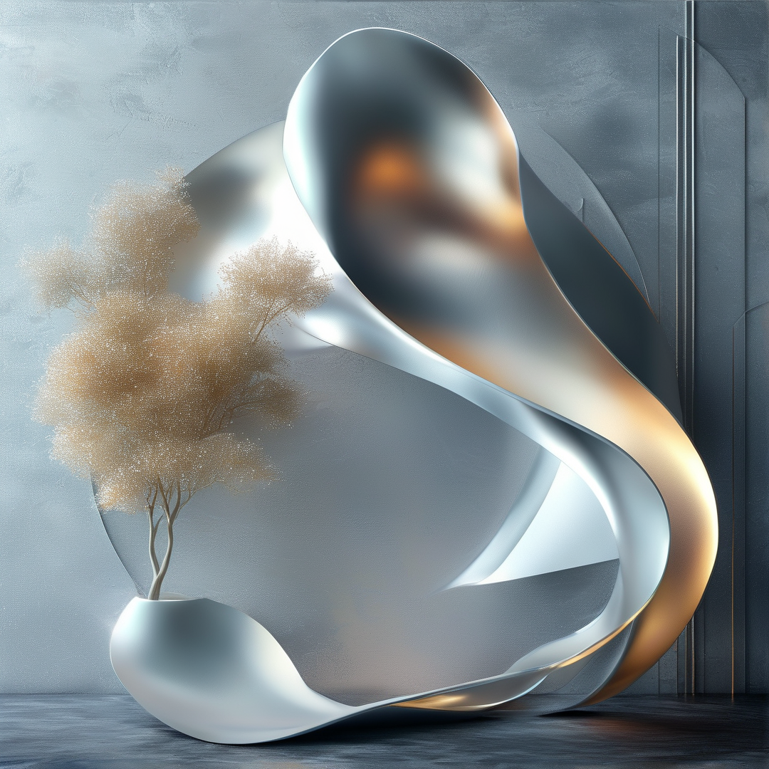 Abstract Metal Sculpture