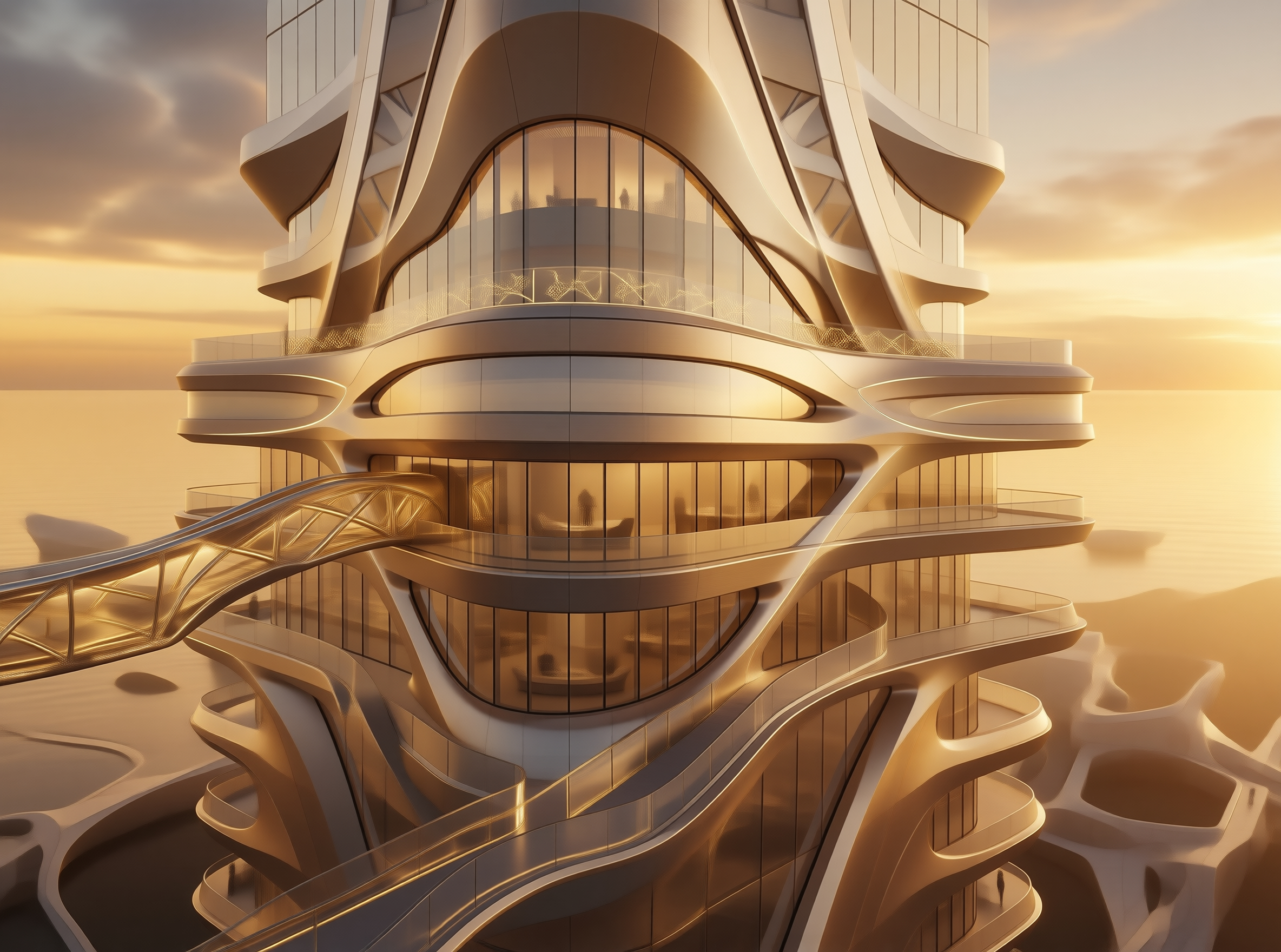 Futuristic Organic Tower