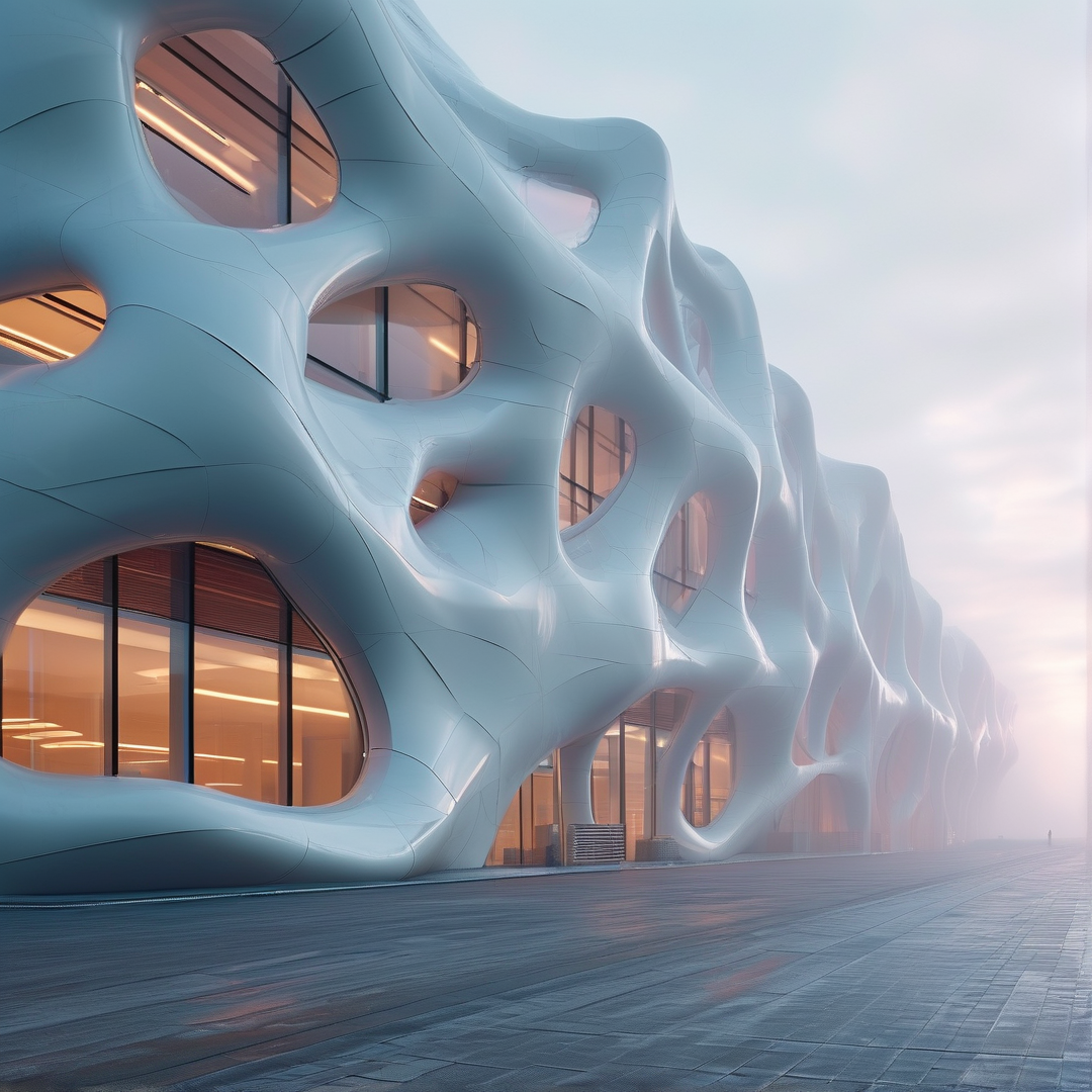 Futuristic Organic Building