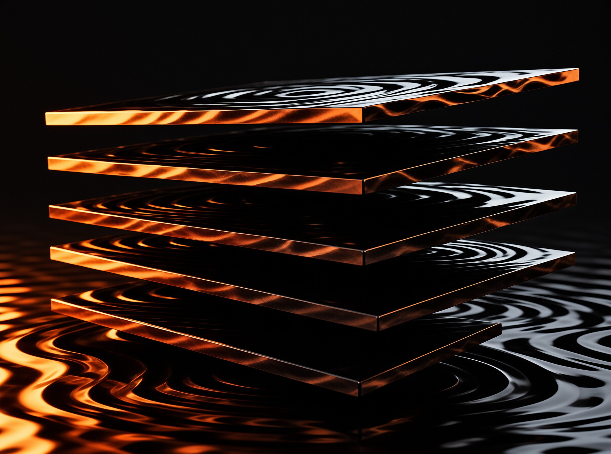 Glowing Copper Layers