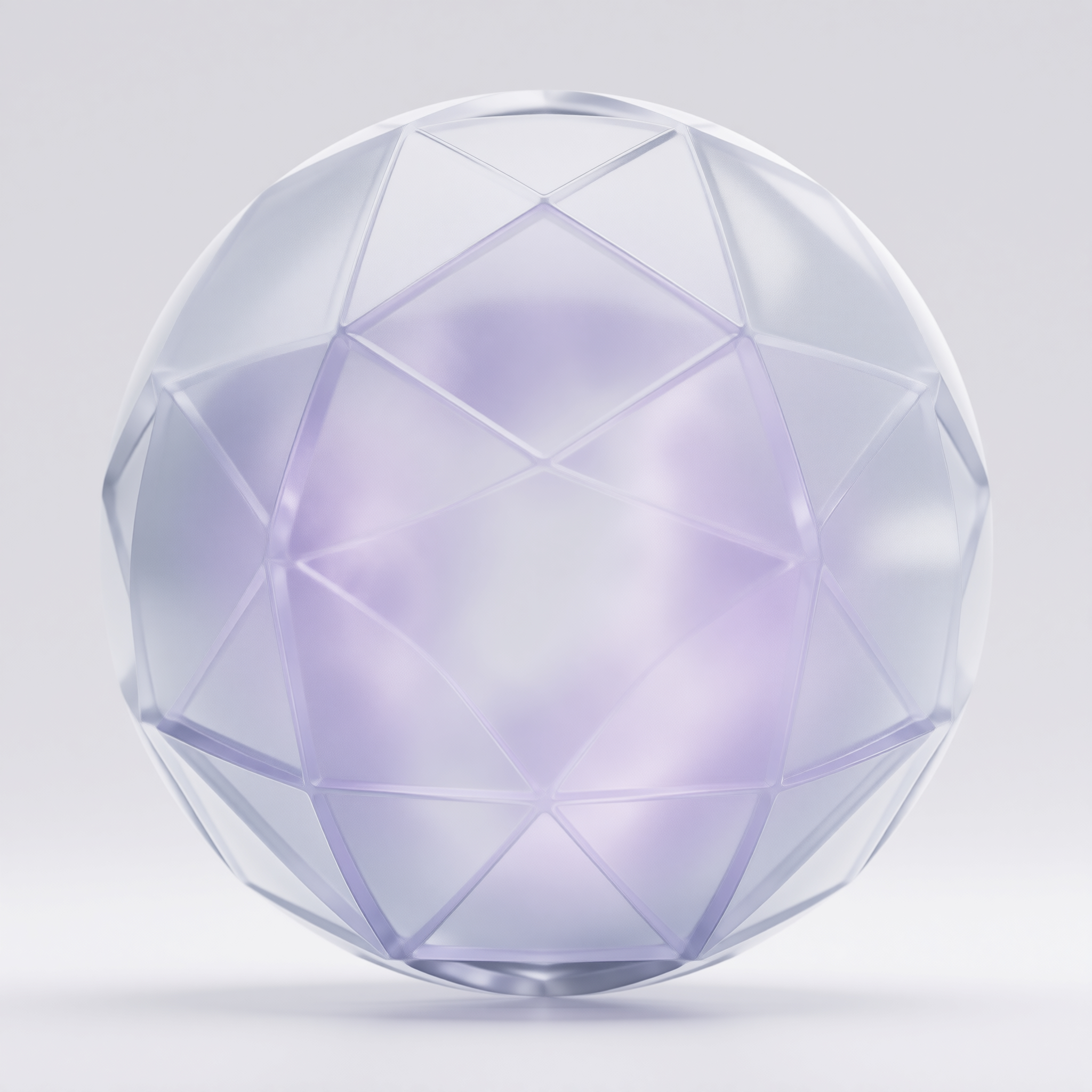 Translucent Geometric Sphere