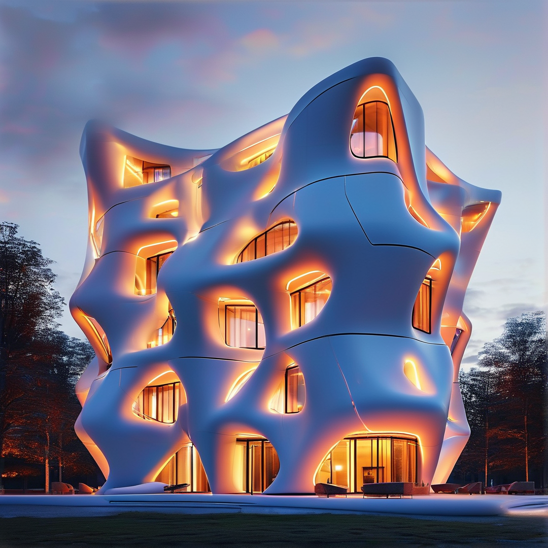 Futuristic Organic Building