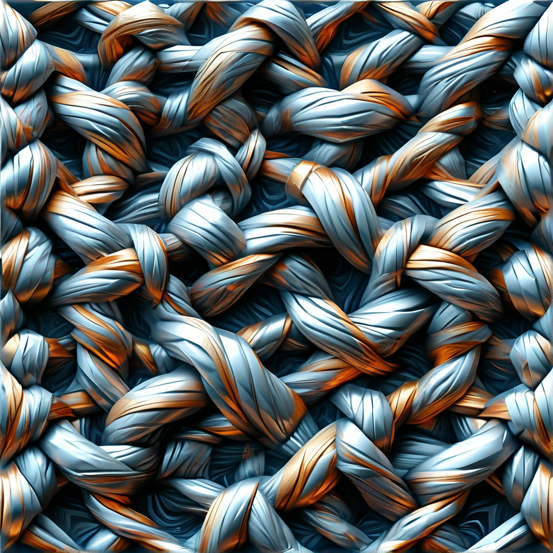 Interwoven Metal Strands