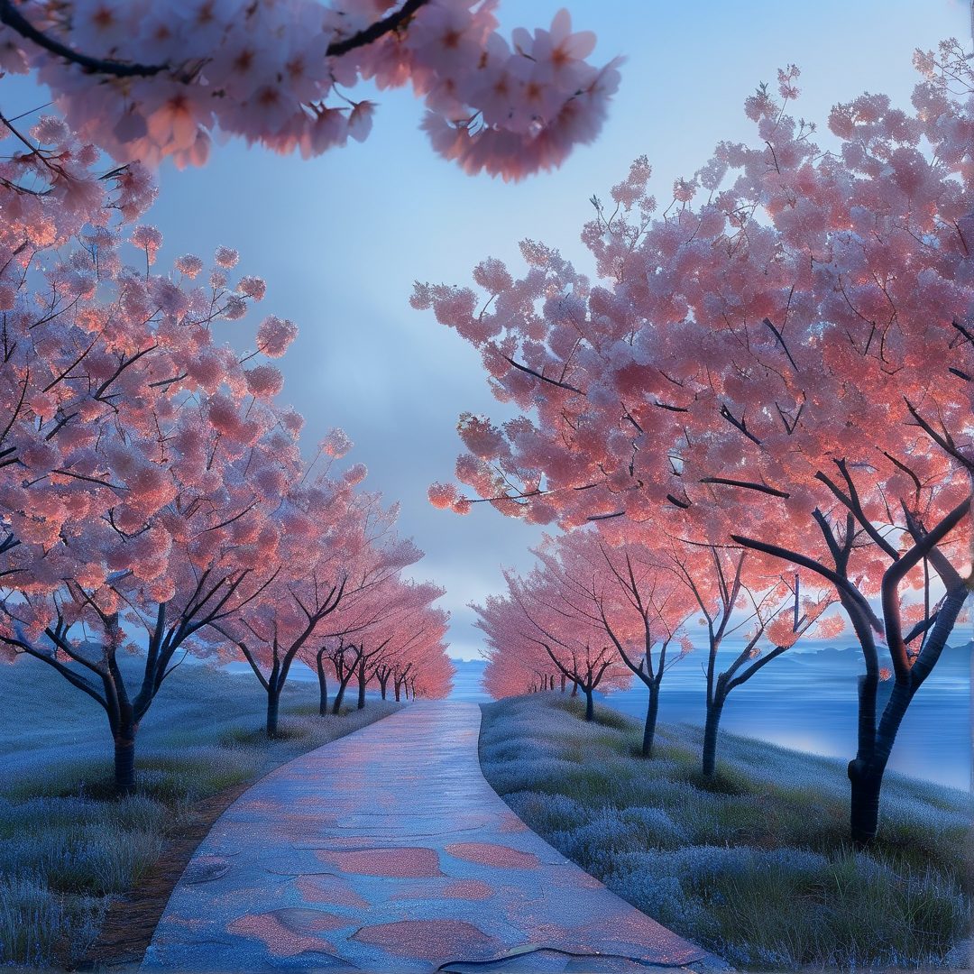 Cherry Blossom Pathway