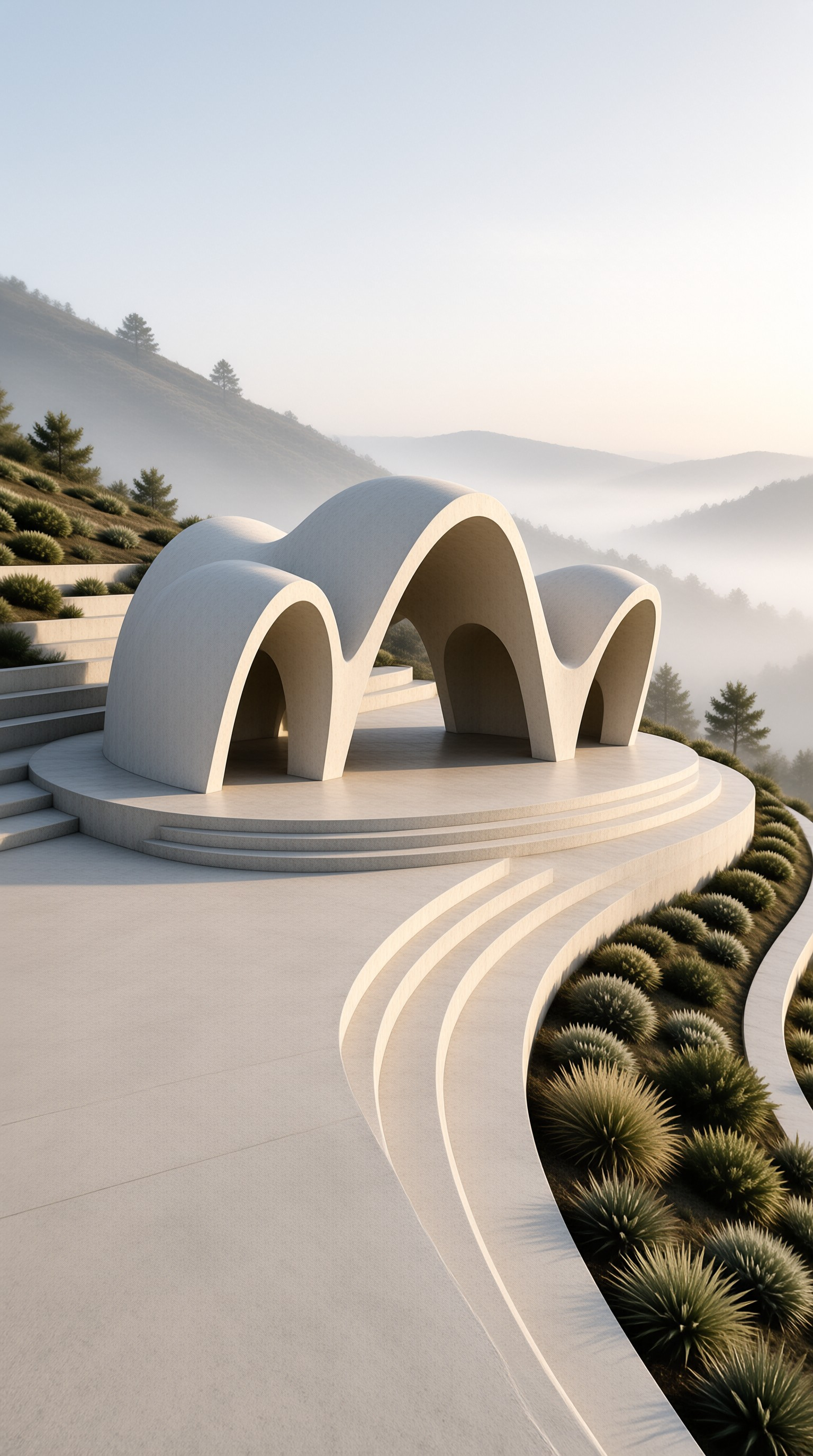 Modern White Pavilion
