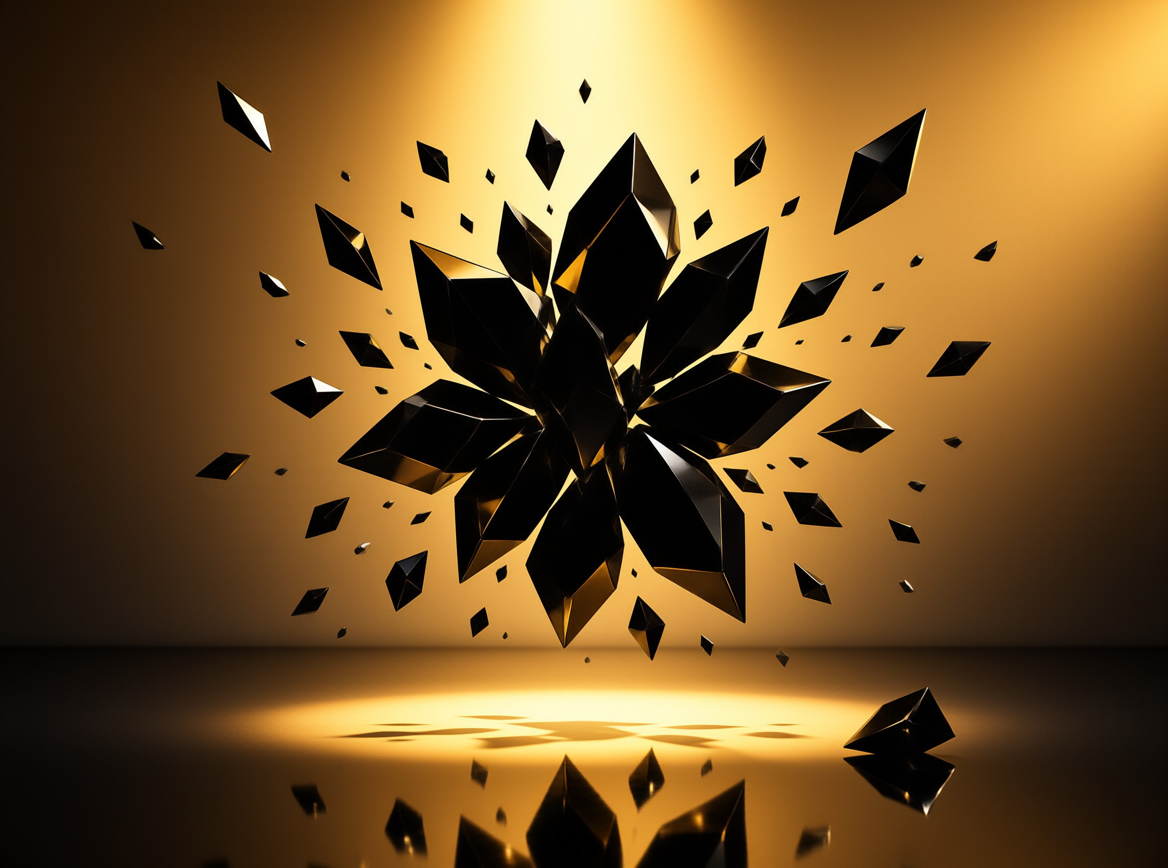 Black Crystals Explosion