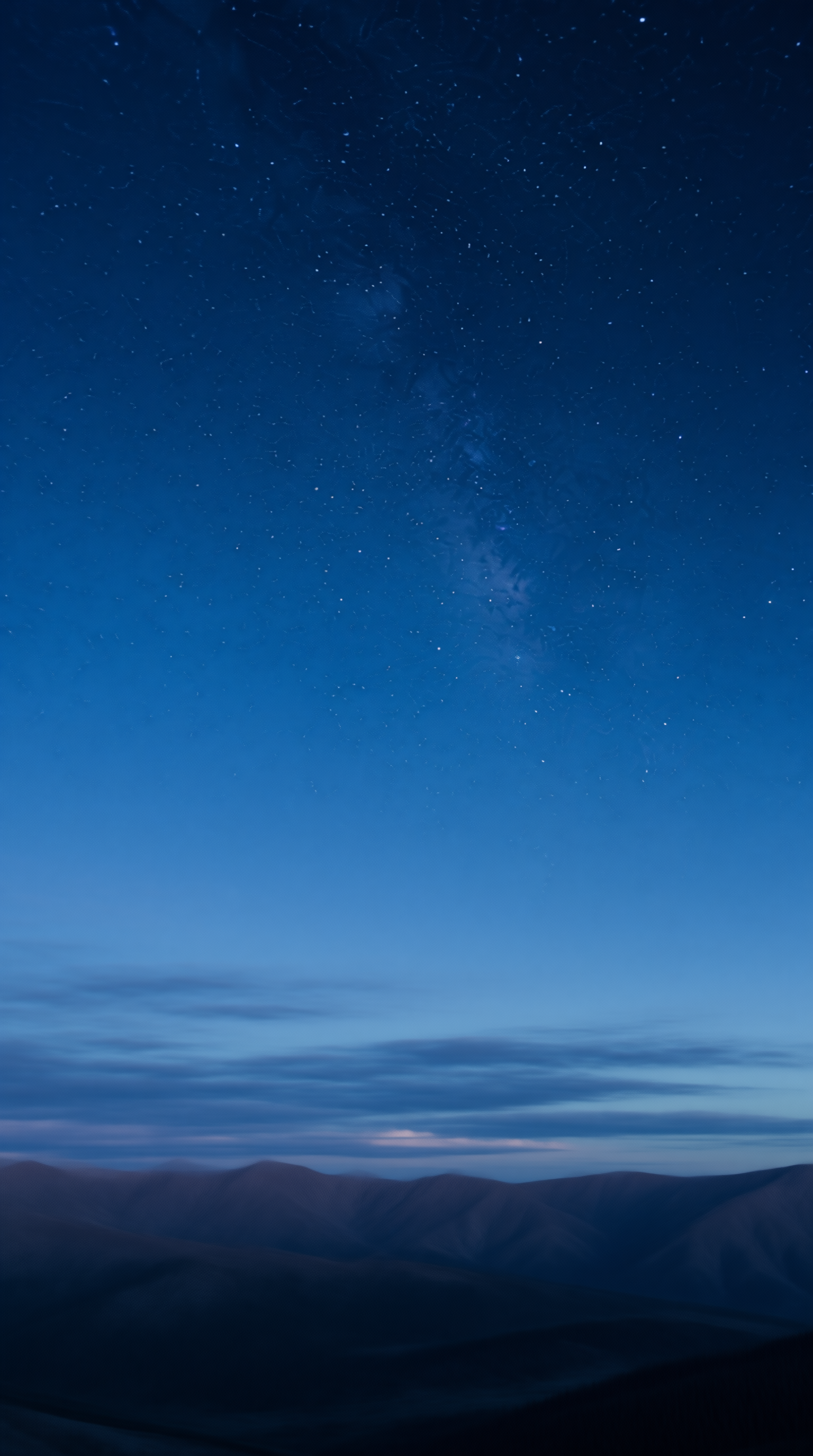 Starry Night Over Mountains