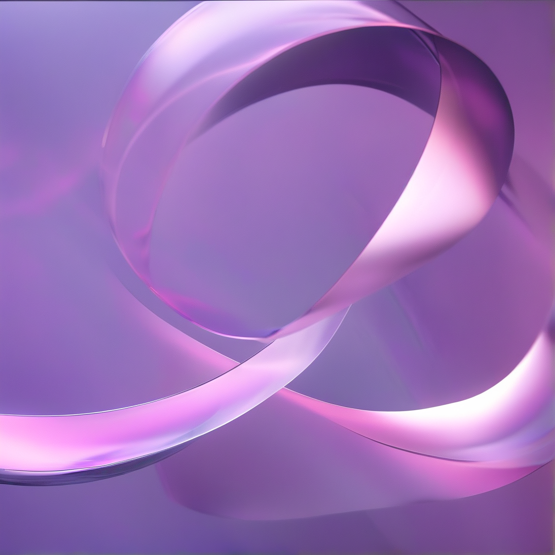 Flowing Purple Ribbons