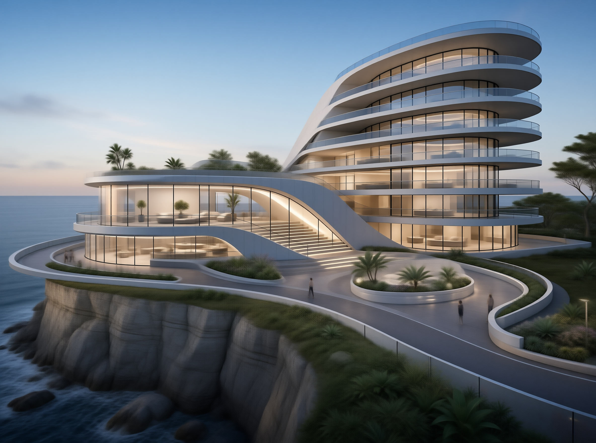 Modern Cliffside Villa