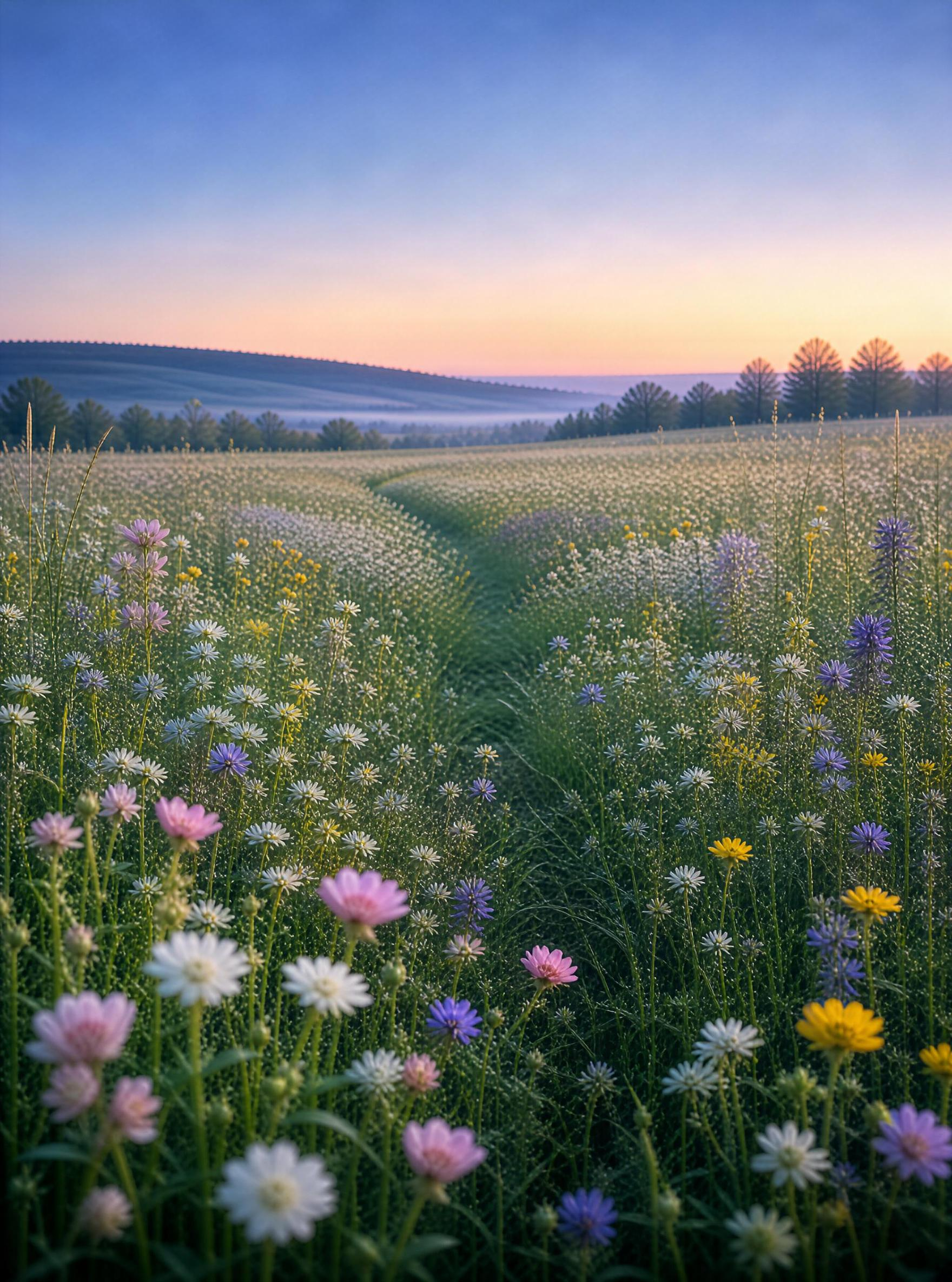 Sunset Wildflower Meadow
