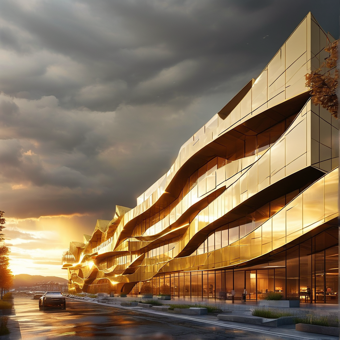 Modern Golden Architecture