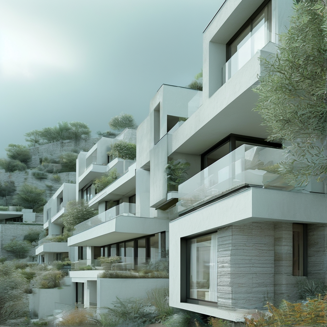 Modern Hillside Villas