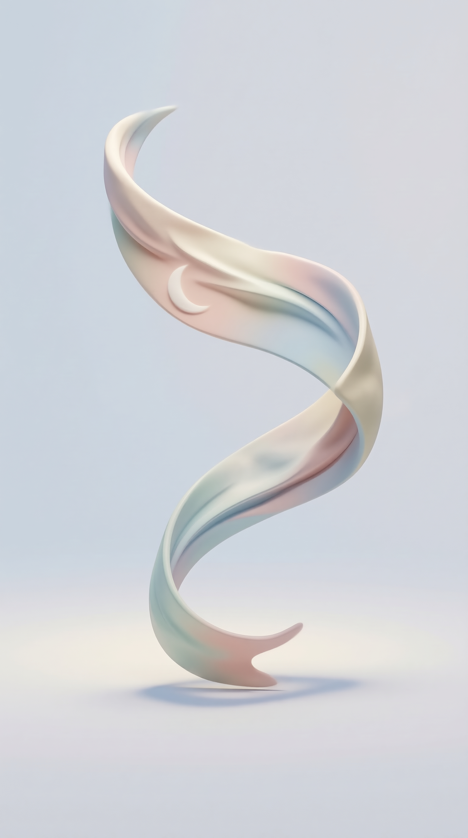 Abstract Pastel Ribbon