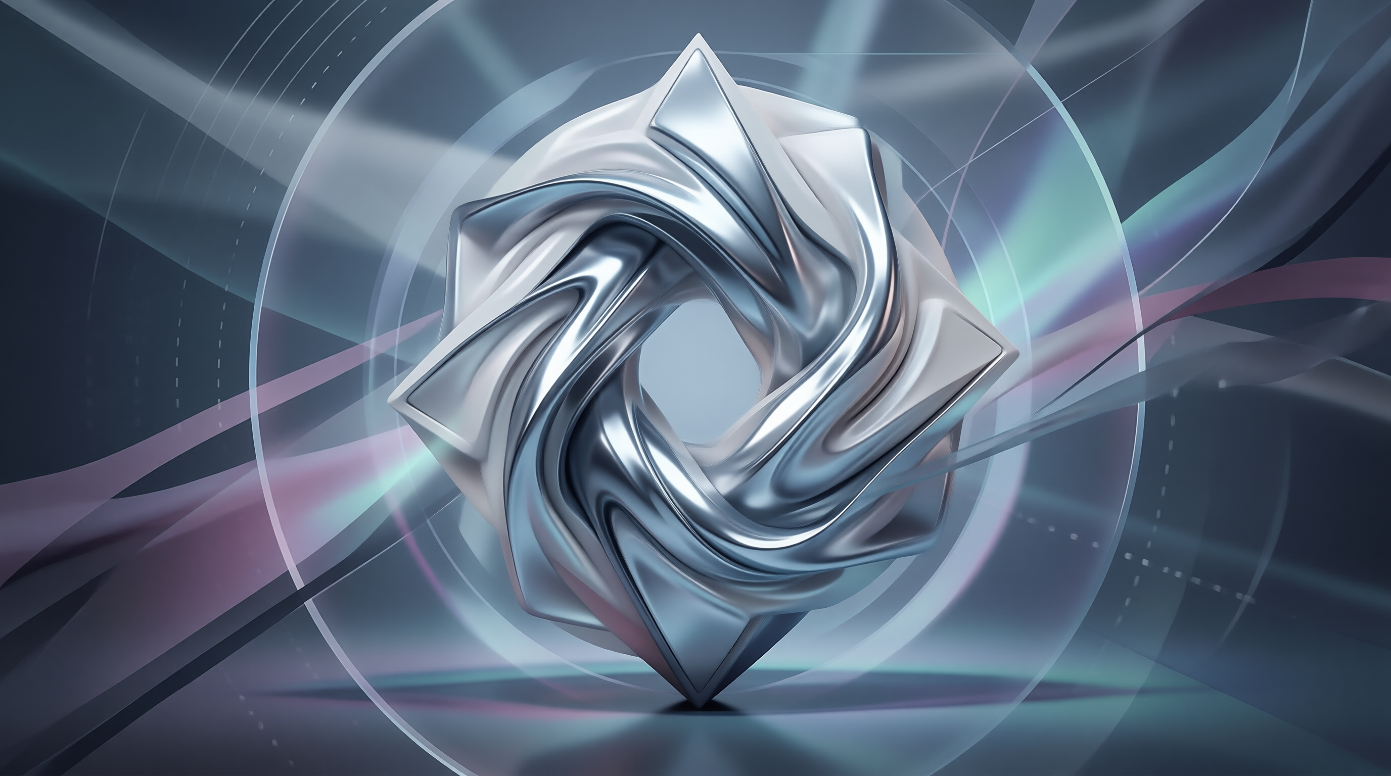 Abstract Metallic Star