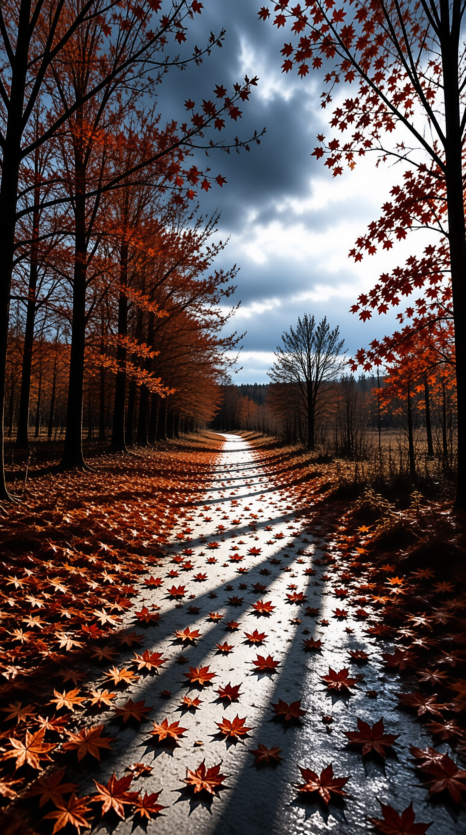 Scenic Autumn Forest Path