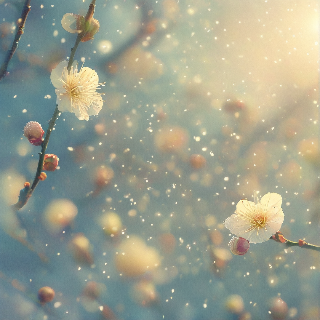 Plum Blossoms in Snow