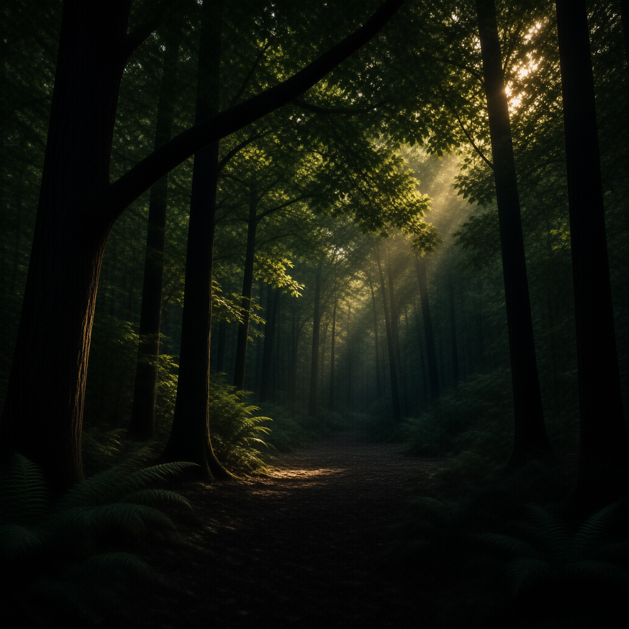 Golden Forest Path